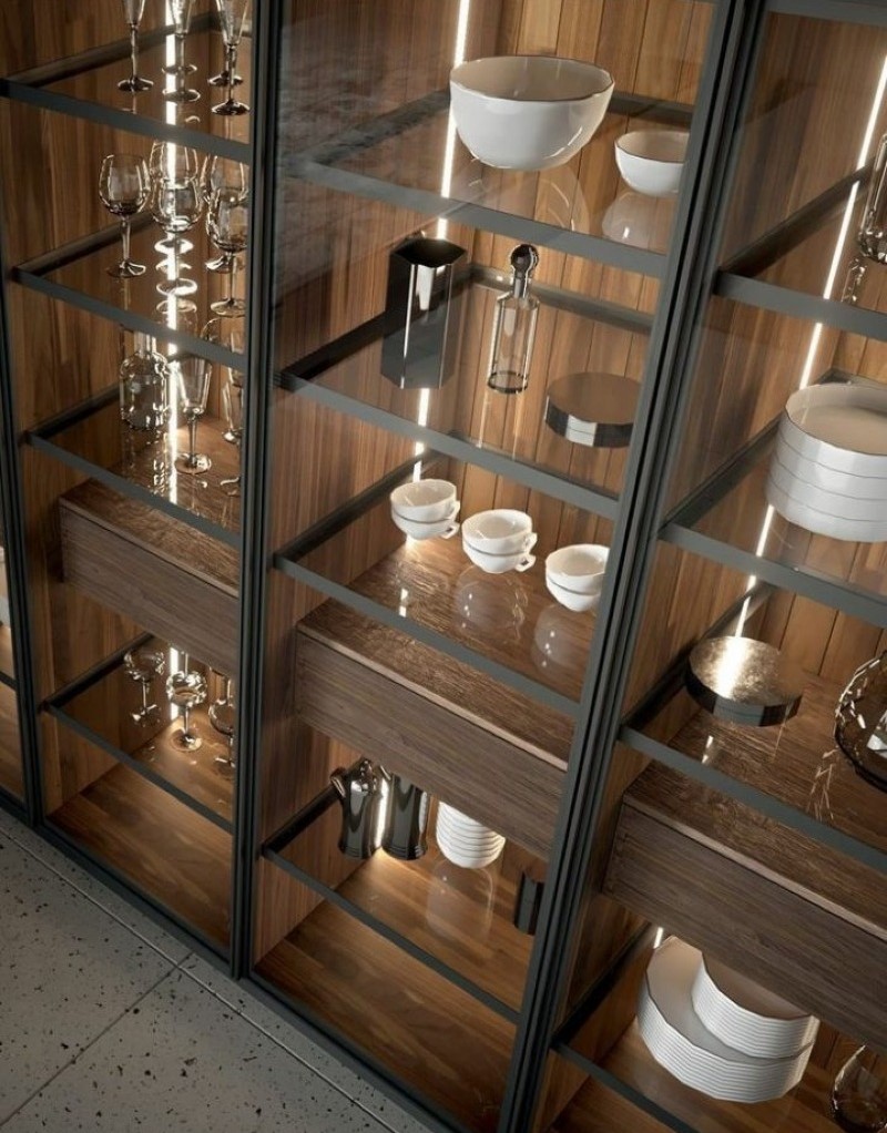Top 6 tủ rượu cánh kính đẹp nhất, sang trọng và tiện dụng cho phòng khách