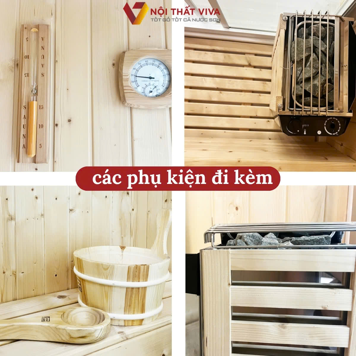 Phòng Xông Hơi Spa Gỗ Tự Nhiên Bền Đẹp Giá Tốt