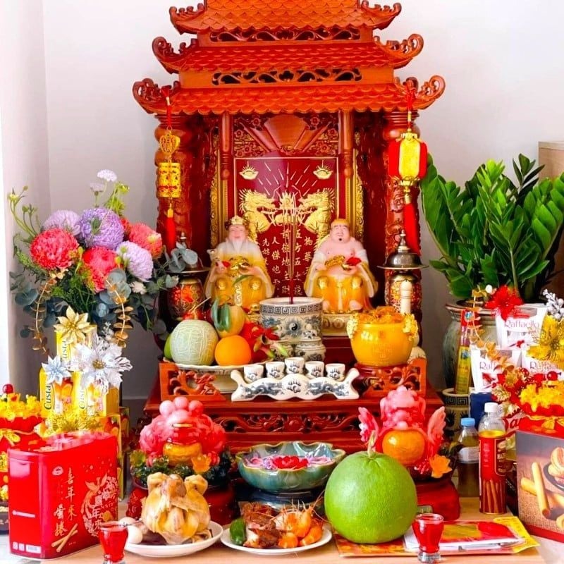 Tổng hợp văn khấn Thần T&agrave;i, Thổ Địa v&agrave; lịch bao s&aacute;i b&agrave;n thờ năm 2026