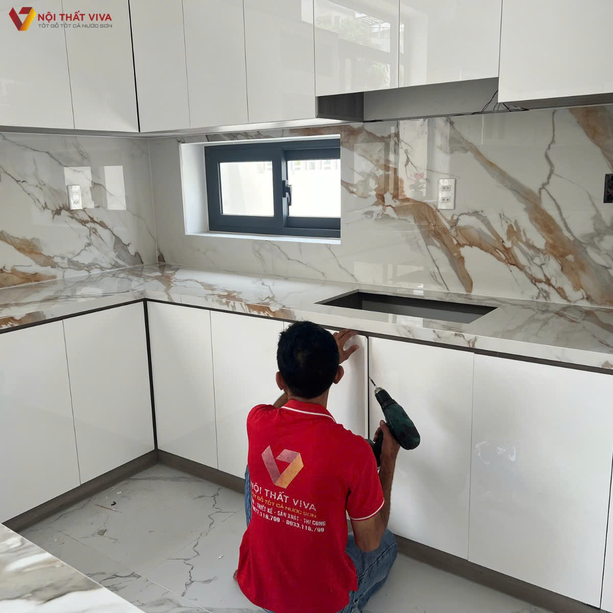 Kích thước tủ bếp gỗ công nghiệp chuẩn phong thủy, hợp với người Việt