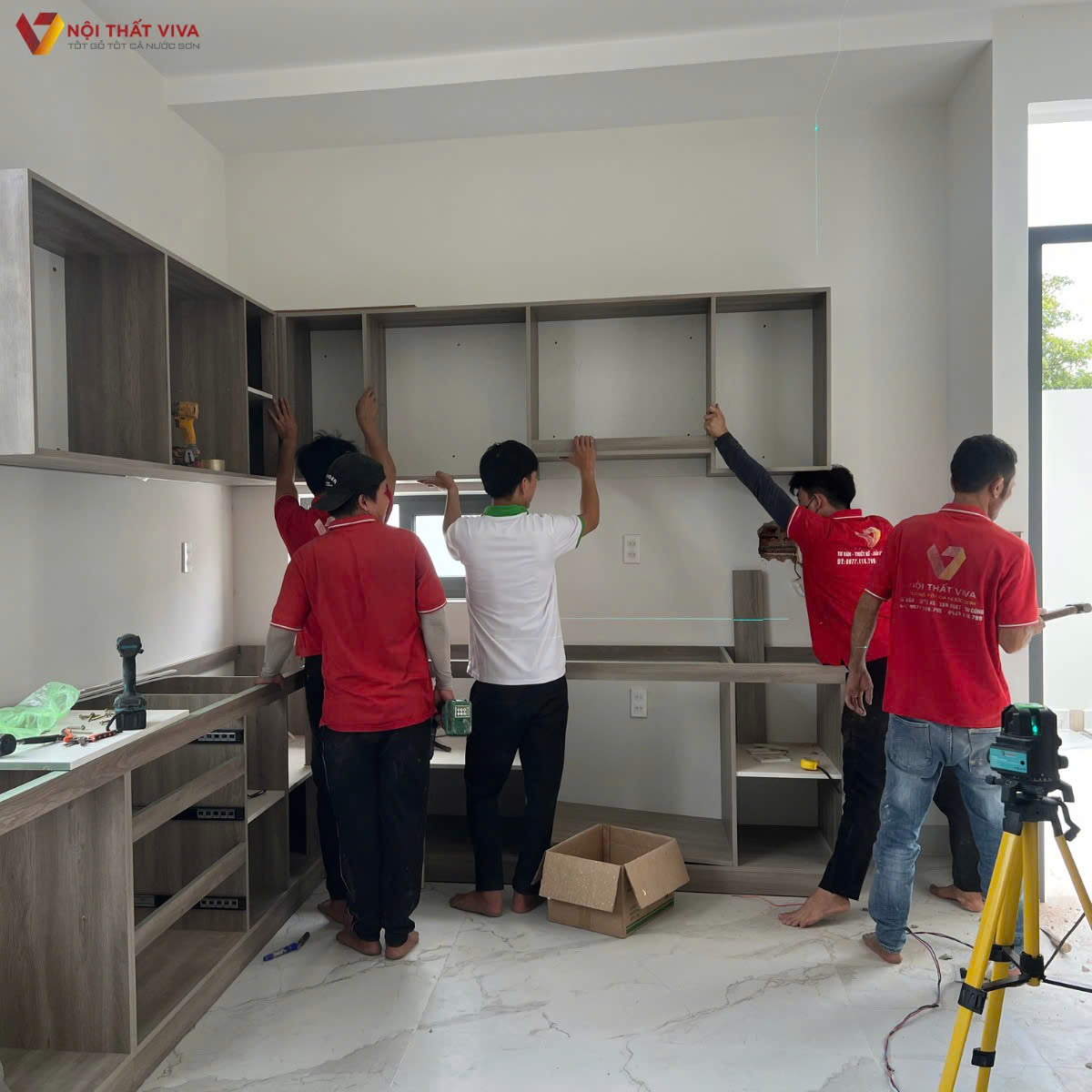 Kích thước tủ bếp gỗ công nghiệp chuẩn phong thủy, hợp với người Việt