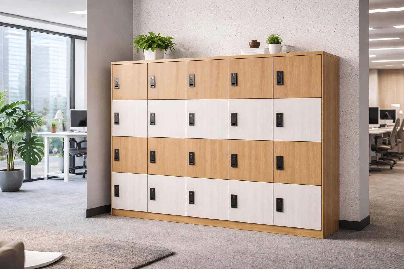 B&aacute;o gi&aacute; tủ locker gỗ mới nhất, gi&aacute; xưởng, thiết kế theo y&ecirc;u cầu