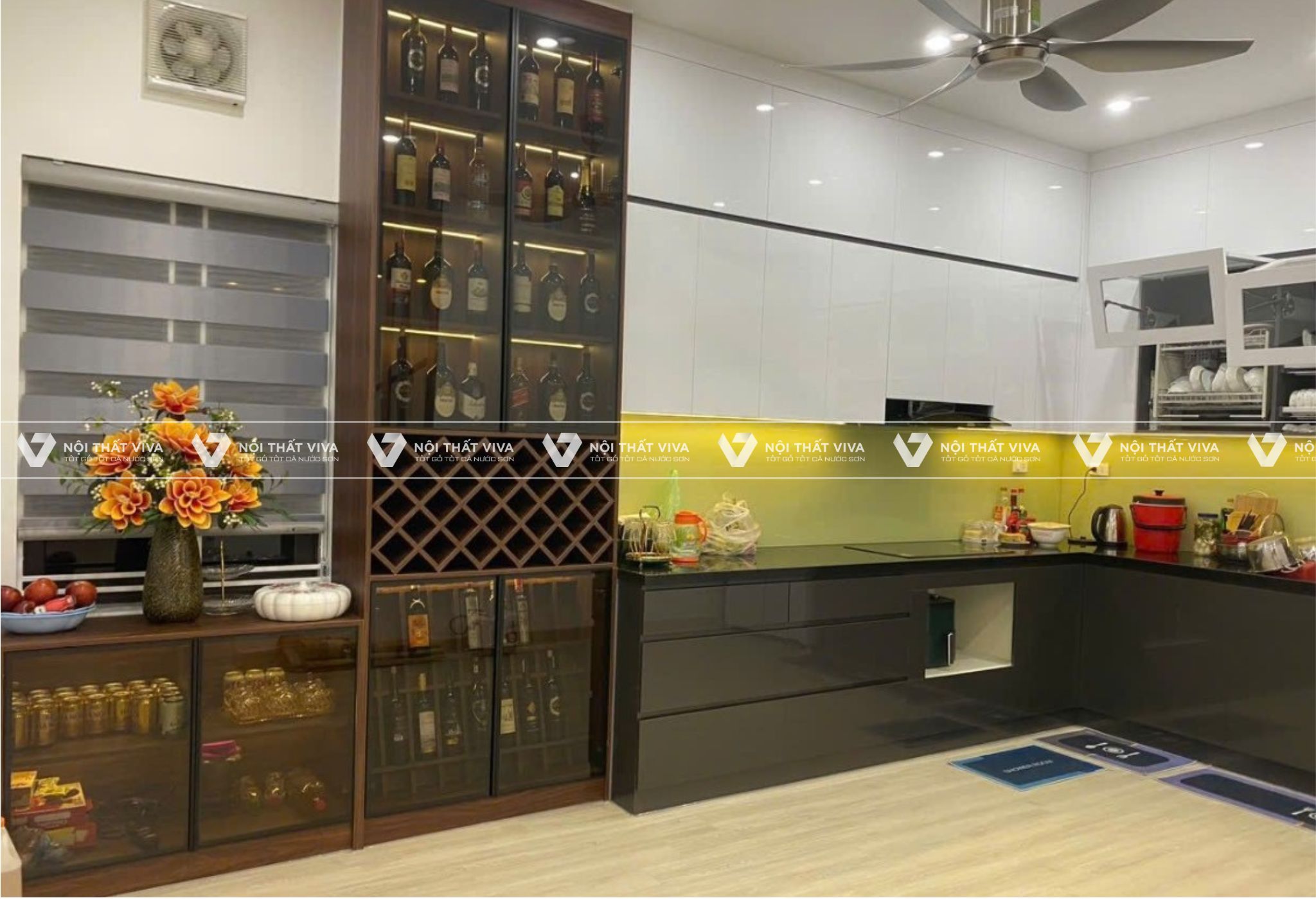 Tủ bếp picomat phủ laminate có bền không? Ưu, nhược điểm và mẫu tủ bếp đẹp nhất 