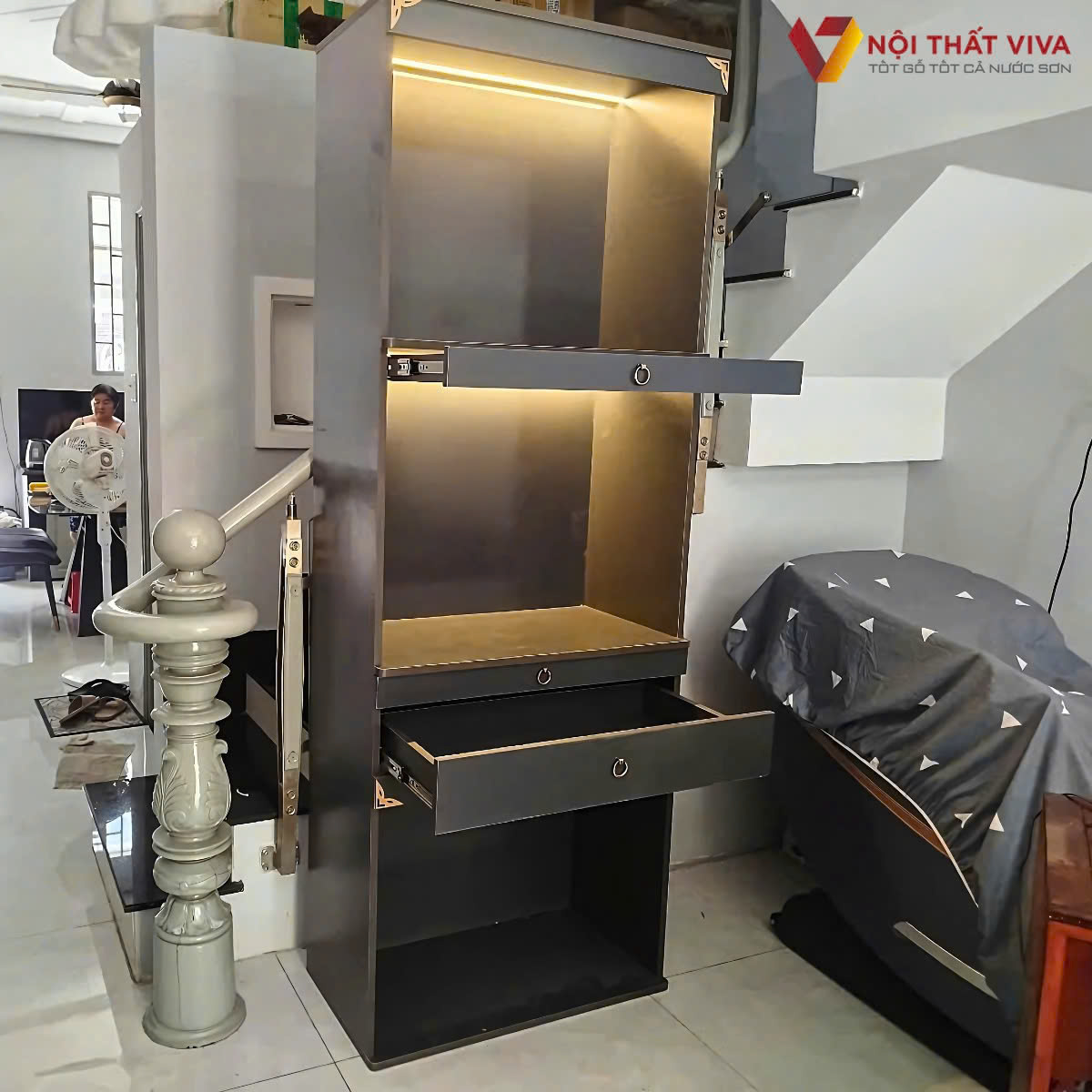 Tủ thờ gỗ công nghiệp có bền không? Những điều cần cân nhắc trước khi mua