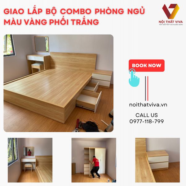 Giao Lắp Thiết Kế Phòng Ngủ Nhỏ Hiện Đại - Tinh Tế Và Tiện Nghi