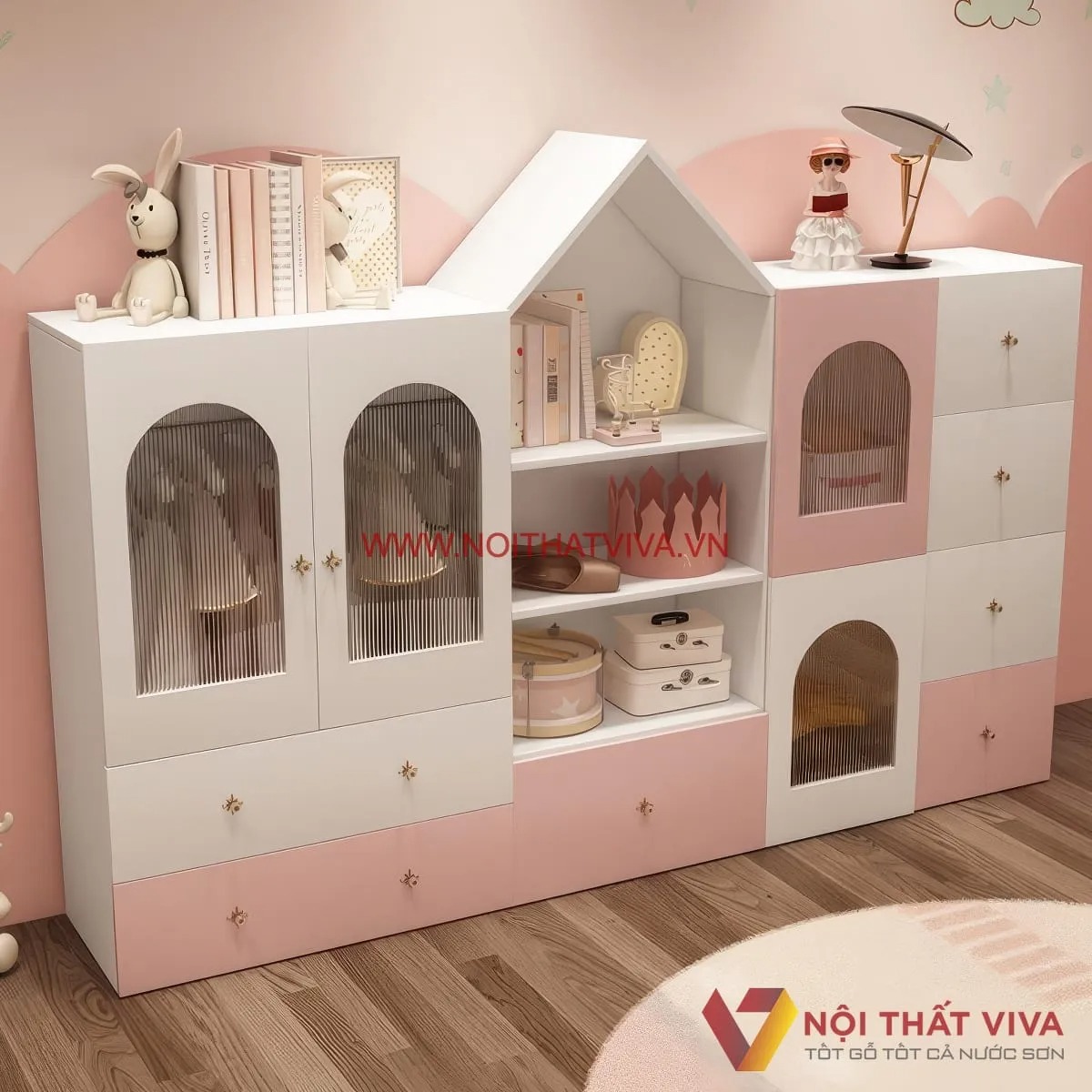 20+ mẫu tủ cho bé đẹp năng động, phù hợp với từng lứa tuổi 