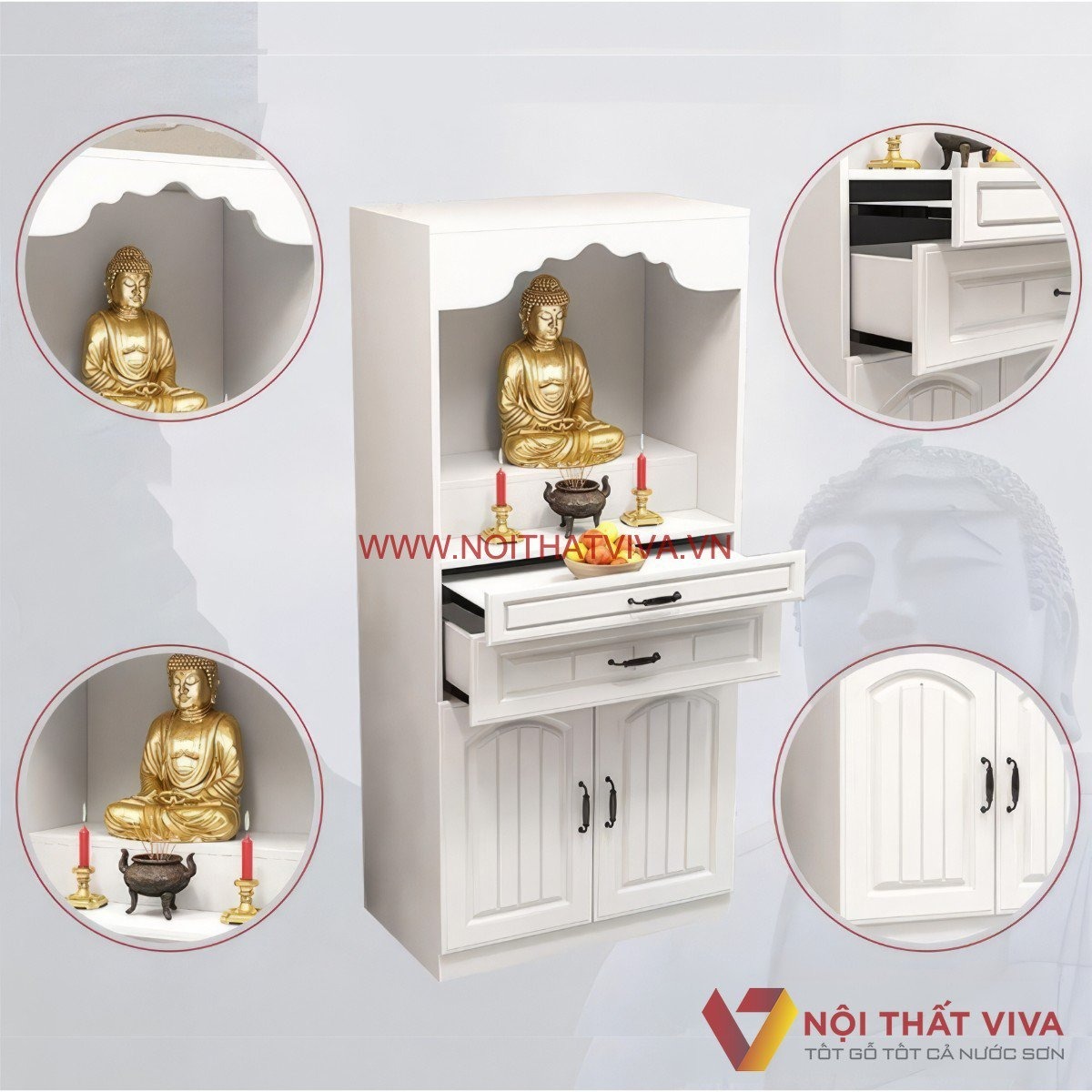 Nên hay không nên chọn tủ thờ gỗ MDF? Góc nhìn thực tế cho gia đình việt