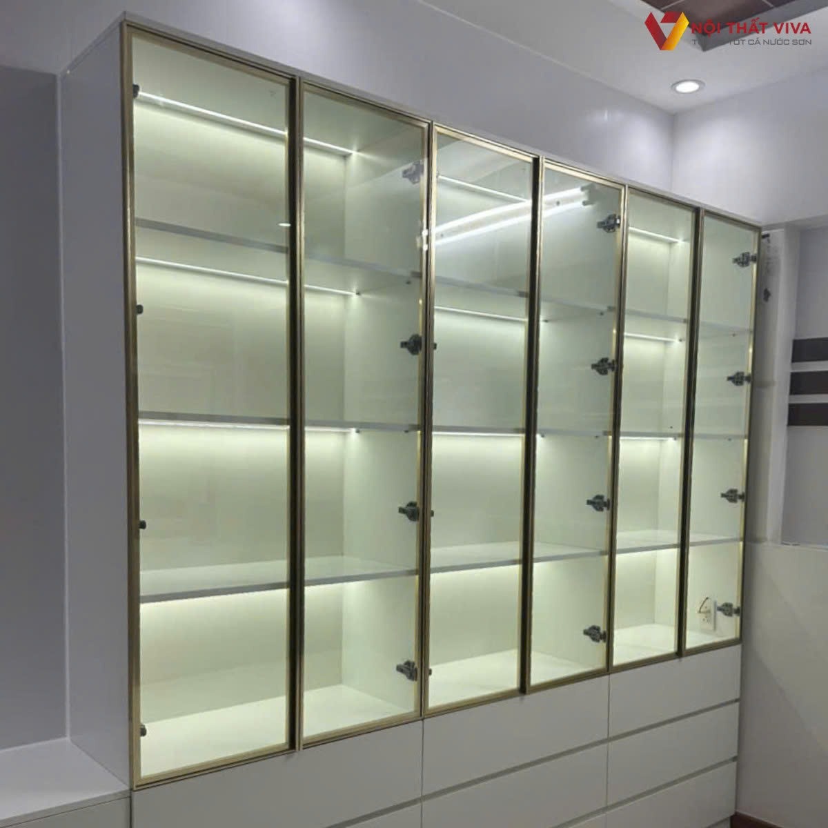 Top 45+ mẫu tủ quần áo nhôm kính đẹp, hiện đại, giá rẻ 