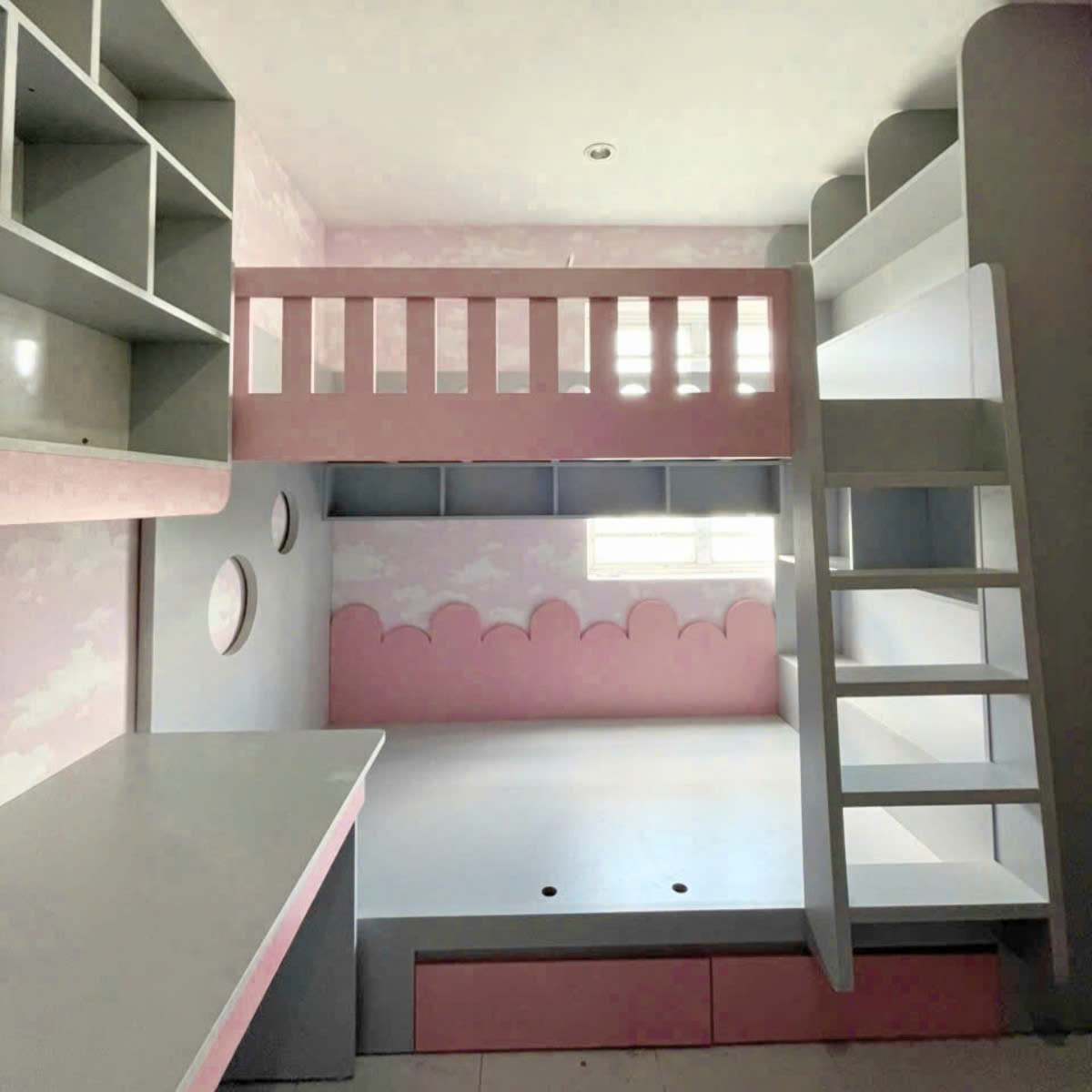 15+ mẫu giường tầng kết hợp bàn học thông minh cho bé và người lớn
