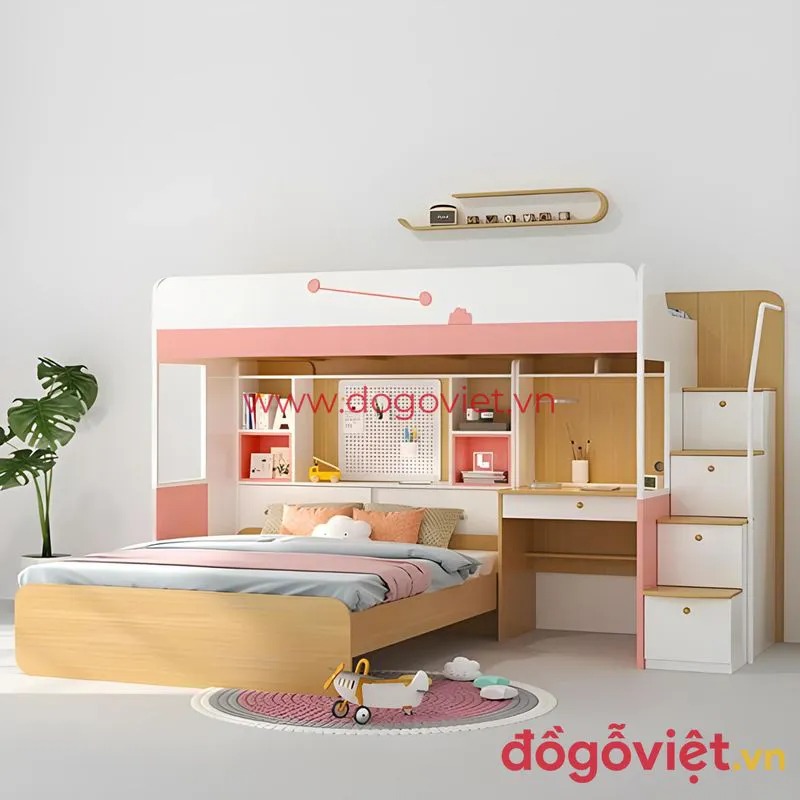 15+ mẫu giường tầng kết hợp bàn học thông minh cho bé và người lớn