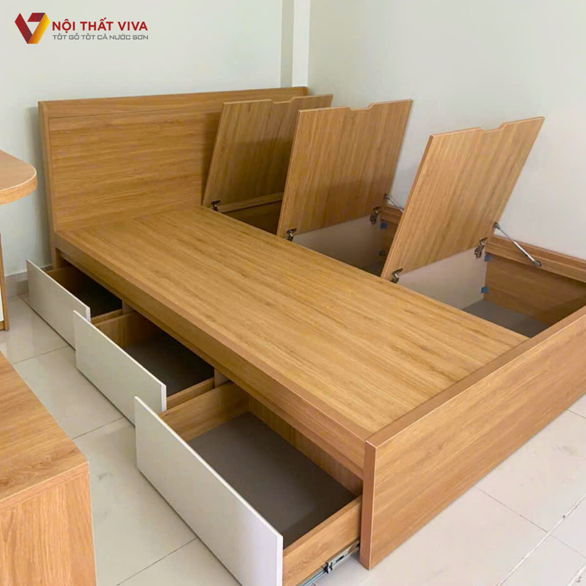 Giường hộp ngăn kéo: những mẫu hot & kích thước chuẩn bạn nên biết 