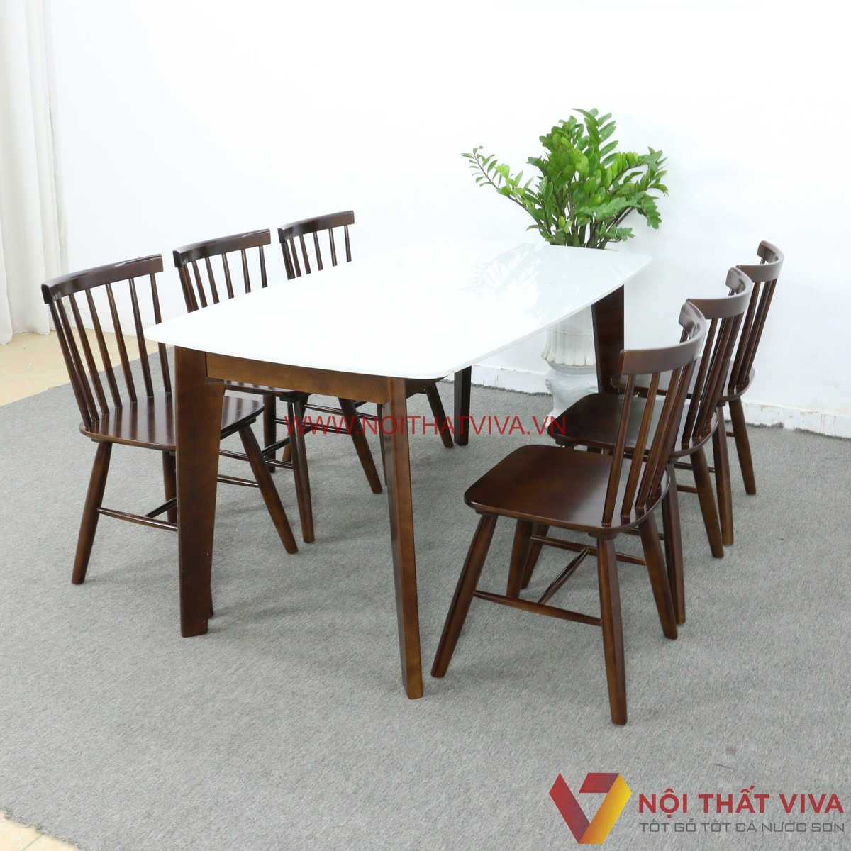 Top 10+ mẫu bàn ăn gỗ óc chó cao cấp, đẹp ấn tượng cho phòng ăn
