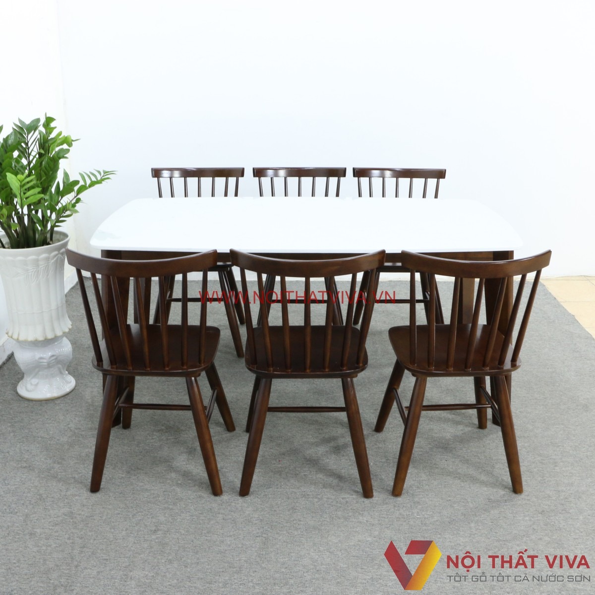 Top 10+ mẫu bàn ăn gỗ óc chó cao cấp, đẹp ấn tượng cho phòng ăn