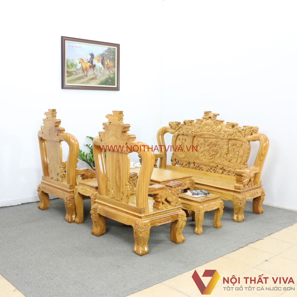 Khám phá đẹp và bền vững của bộ sưu tập bàn ghế phòng khách gỗ gõ đỏ