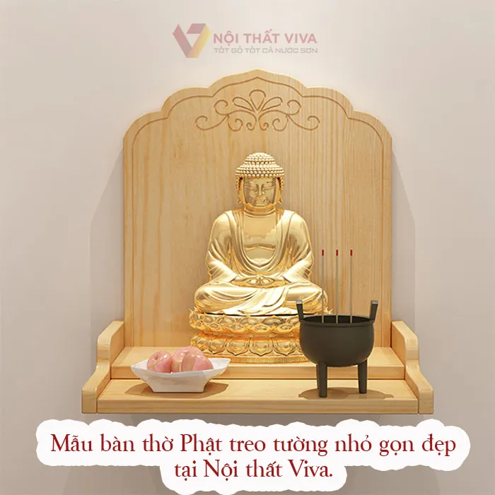 5 kinh nghiệm khi mua mẫu bàn thờ nhỏ đẹp cho gia đình Việt 