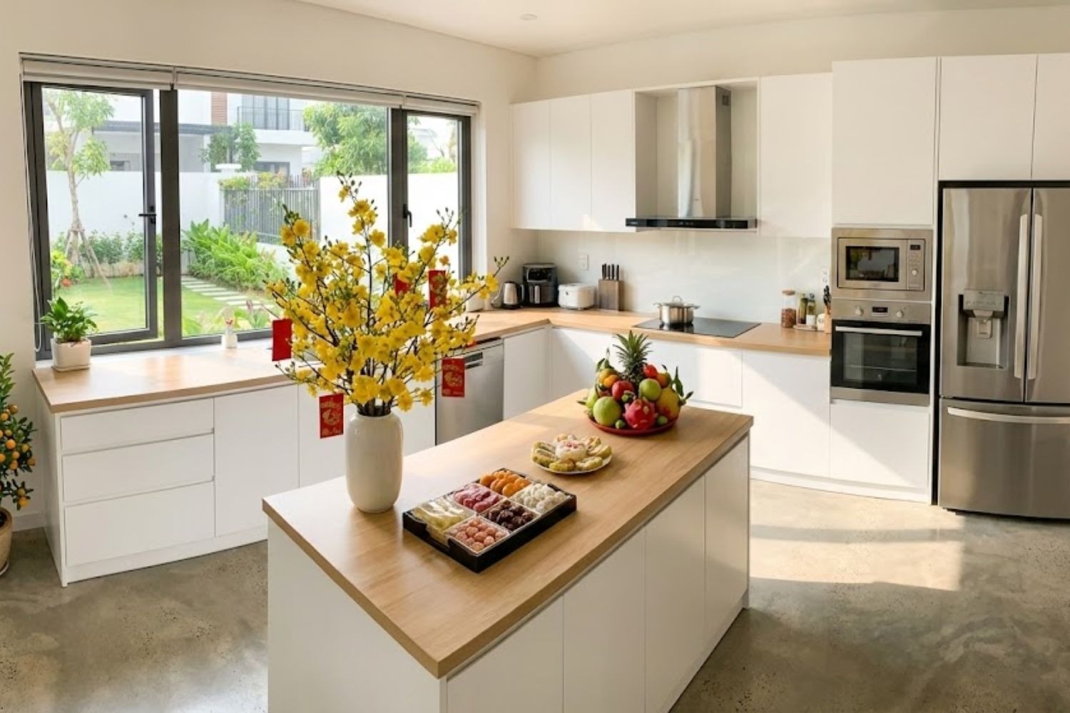 B&iacute; quyết decor nh&agrave; bếp đẹp, tạo kh&ocirc;ng gian bếp ấm c&uacute;ng & tiện nghi