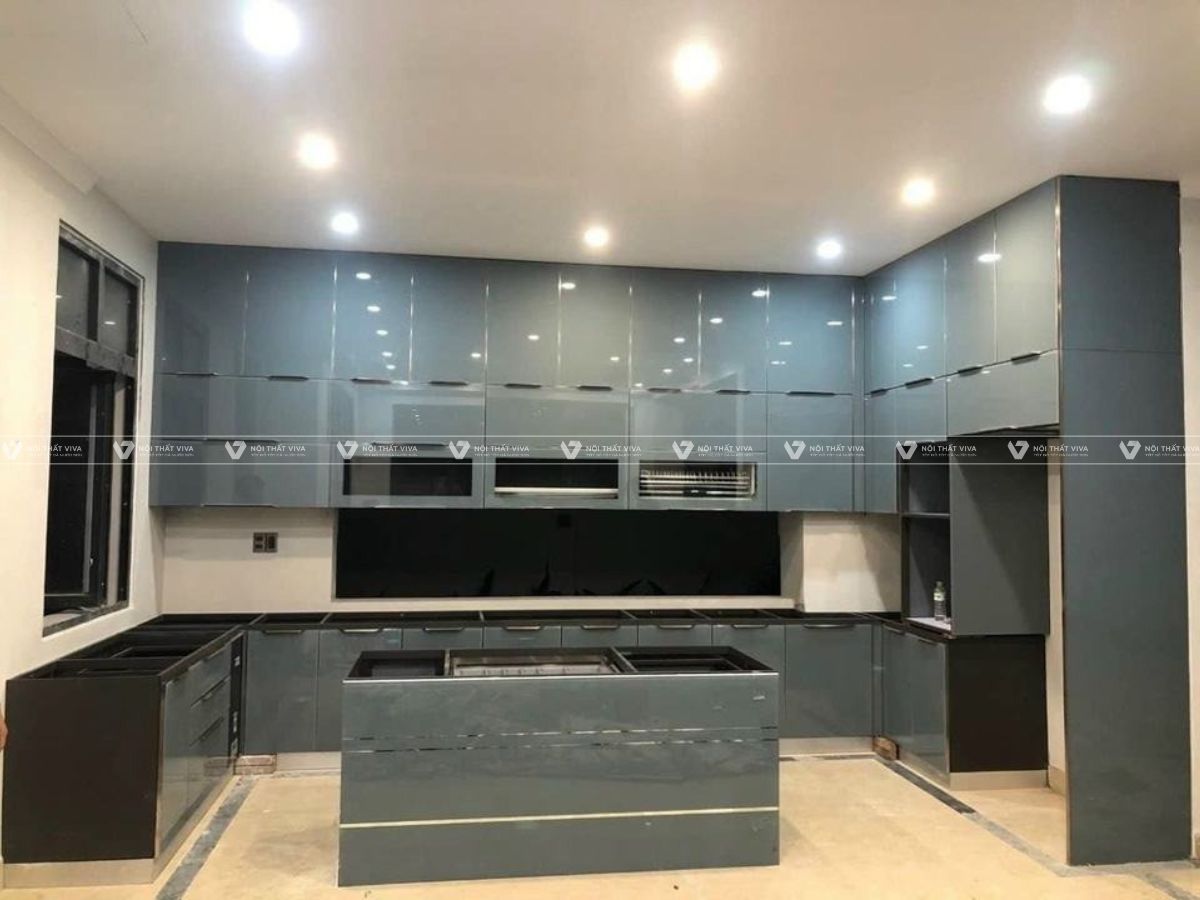 Tủ bếp gỗ công nghiệp Melamine là gì? Ưu điểm, cấu tạo và báo giá chi tiết Tủ bếp gỗ công nghiệp Melamine là gì? Ưu điểm, cấu tạo và báo giá chi tiết