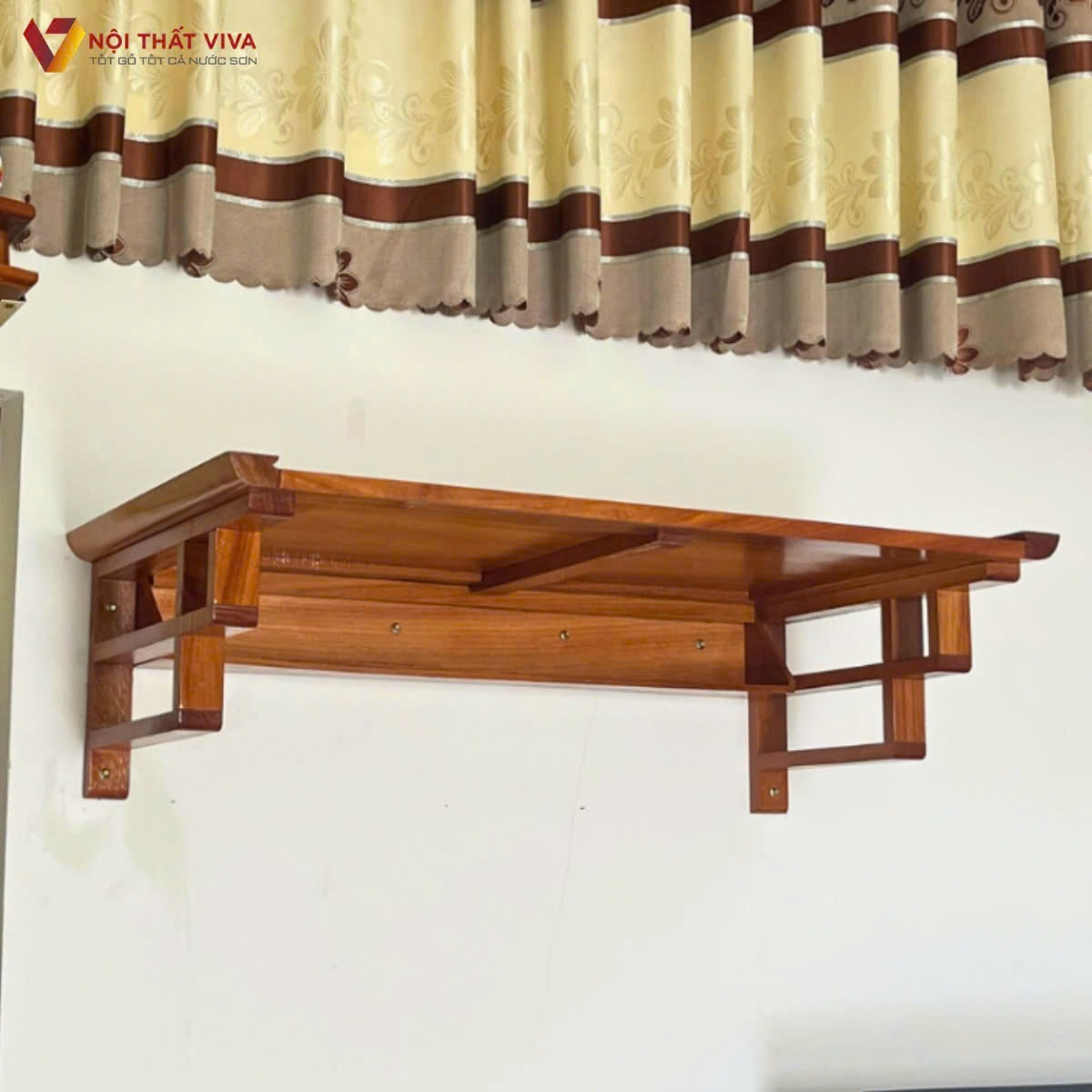 Kinh nghiệm chọn mẫu b&agrave;n thờ gia ti&ecirc;n treo tường chuẩn phong thủy 