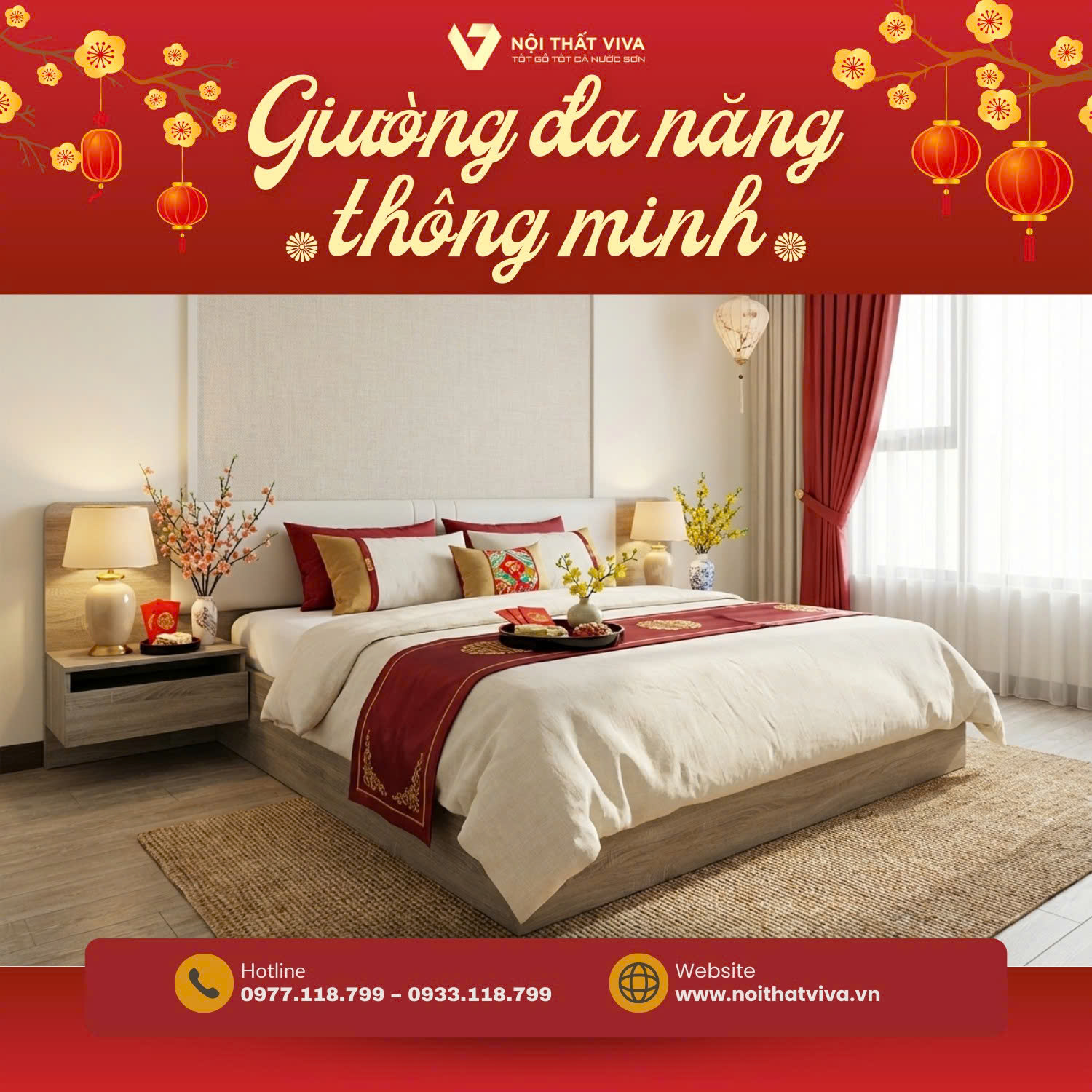 Kinh nghiệm chọn combo ph&ograve;ng ngủ bền đẹp, gi&aacute; rẻ đ&oacute;n Tết cho mọi nh&agrave;