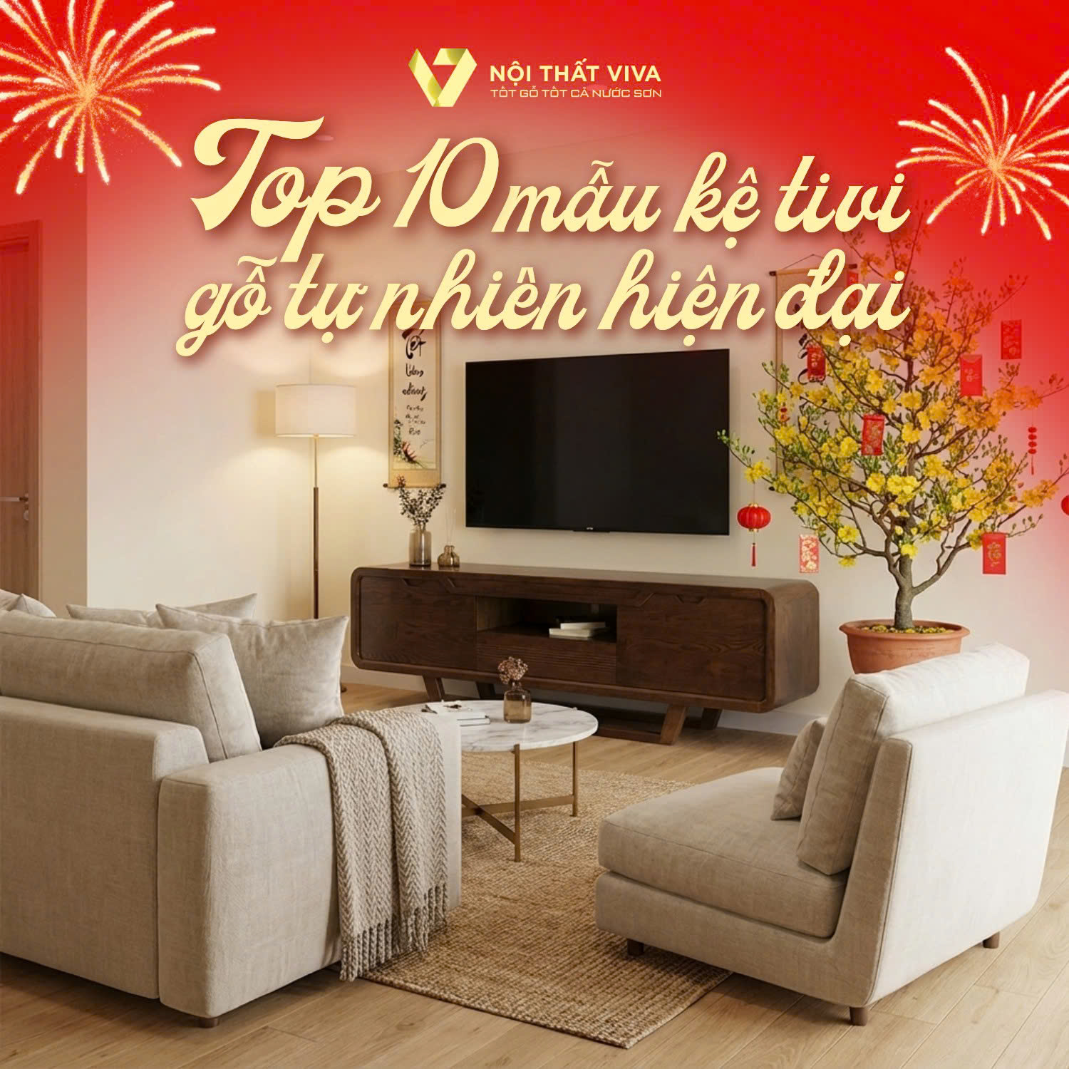 Những vị tr&iacute; kh&ocirc;ng n&ecirc;n đặt tủ kệ ph&ograve;ng kh&aacute;ch ng&agrave;y Tết gia chủ n&ecirc;n biết