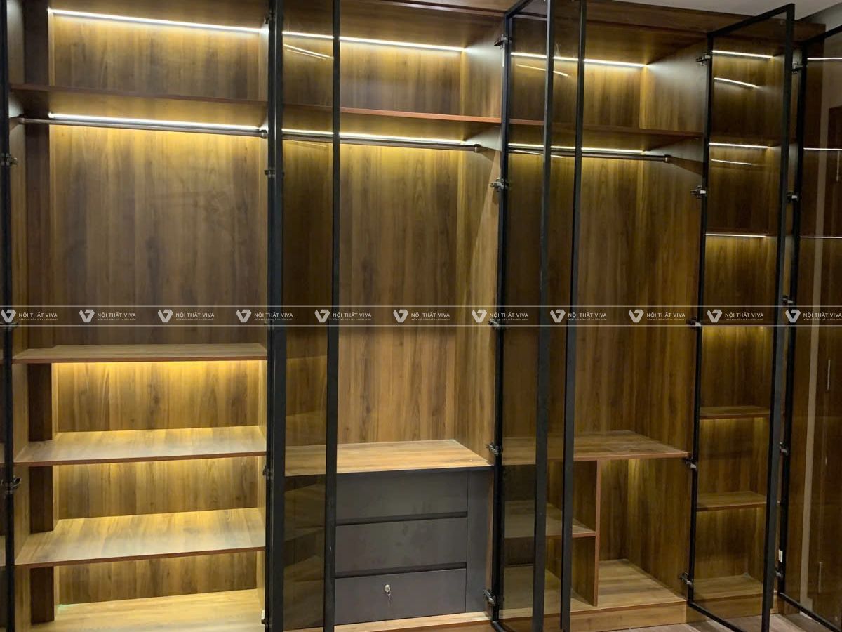 Cập nhật bảng giá khung nhôm cánh tủ kính cho hệ tủ bếp & tủ áo