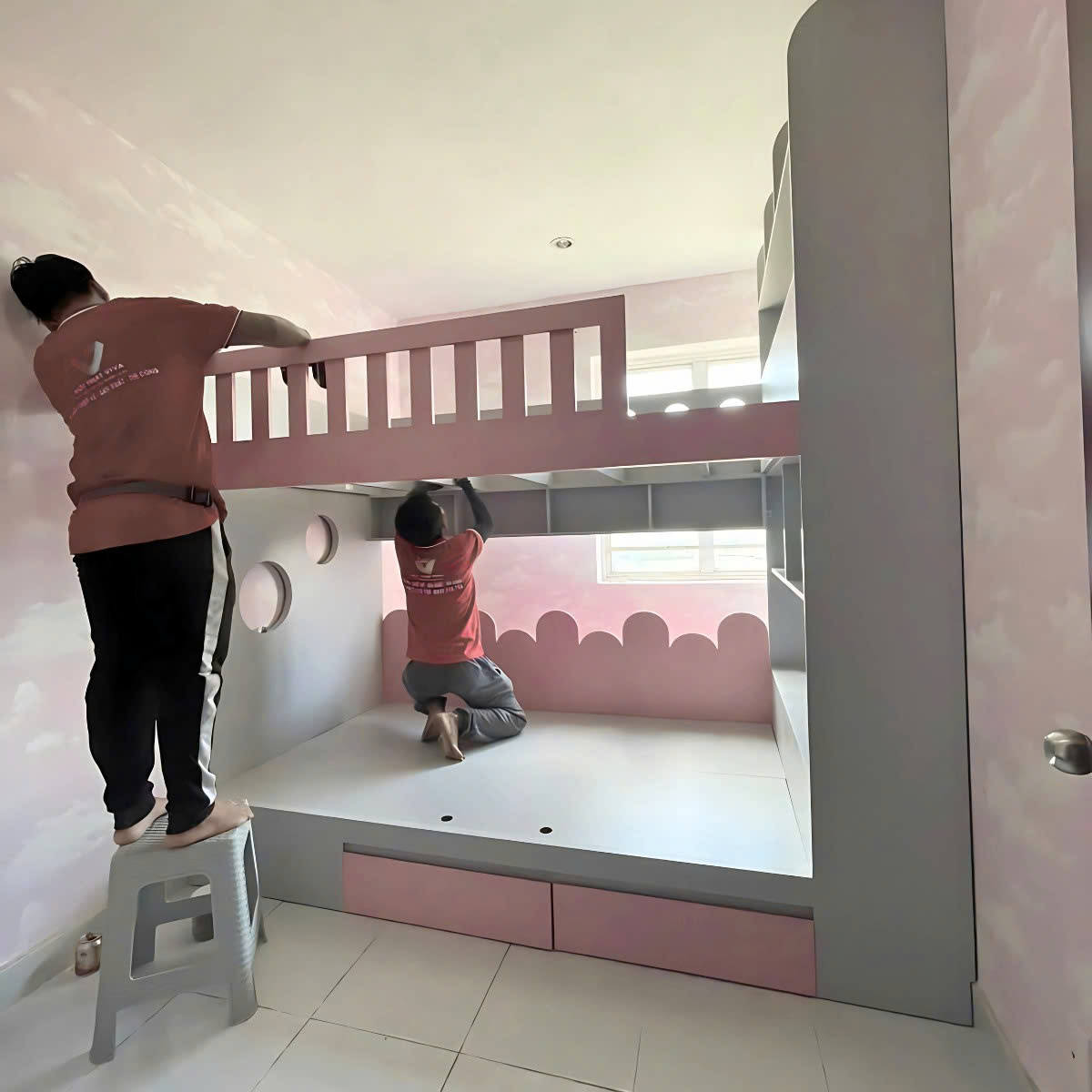20+ mẫu giường tầng trẻ em thông minh, sáng tạo, phù hợp mọi gia đình