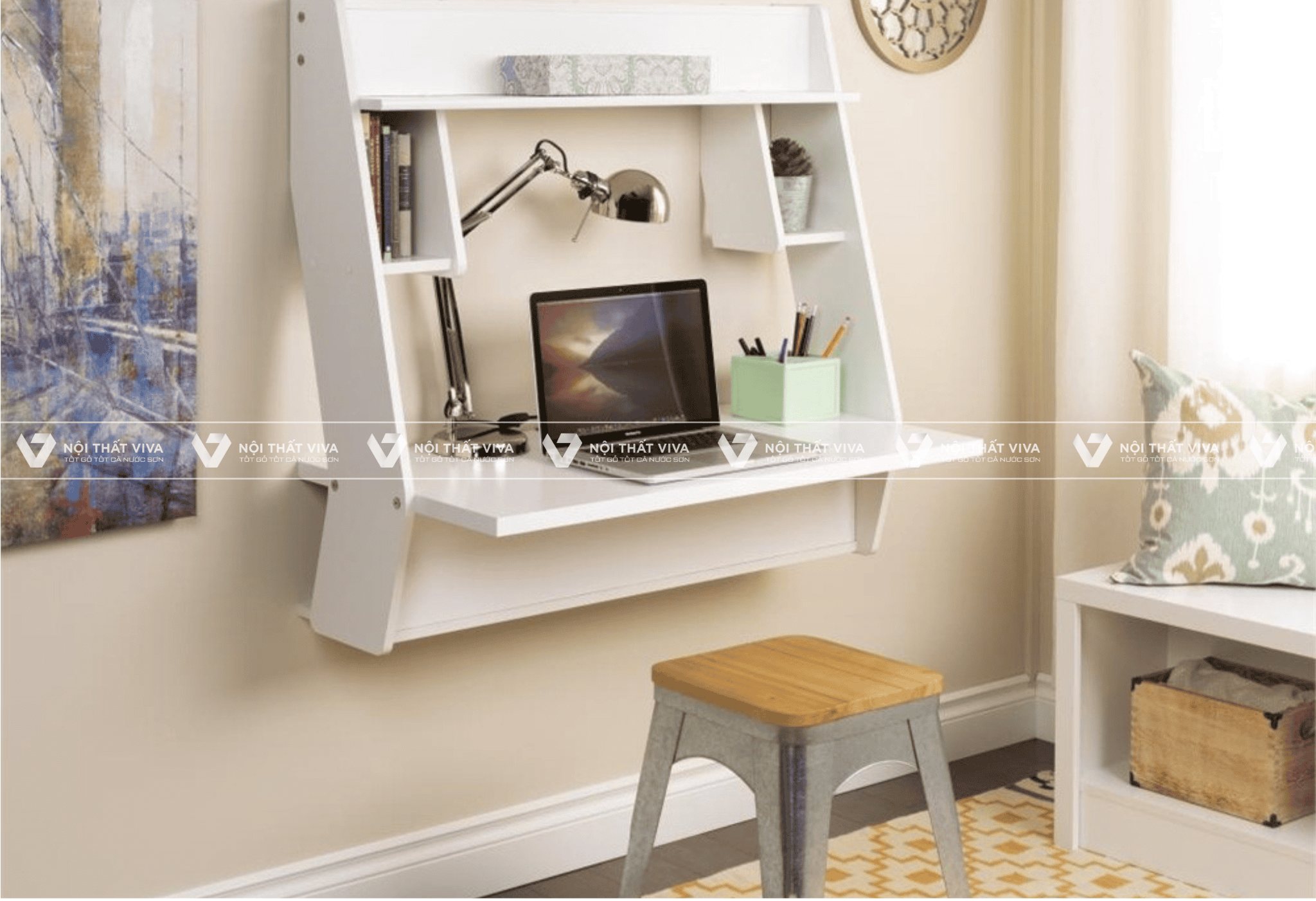 20+ mẫu thiết kế không gian làm việc tại nhà đẹp, phong cách ấn tượng