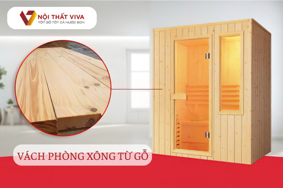 Phòng Xông Hơi Gỗ Thông Cao Cấp Dành Cho Gia Đình