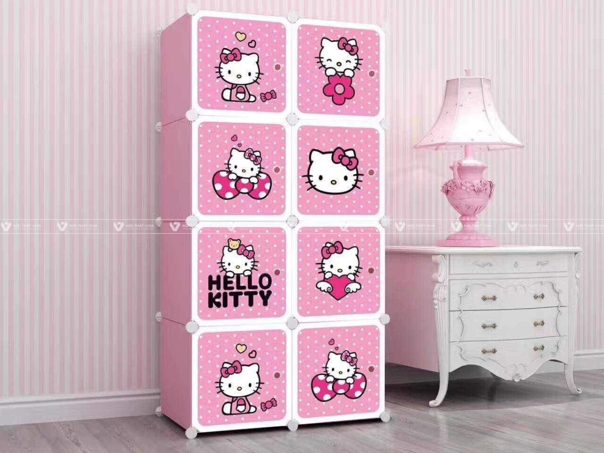 25+ mẫu giường hello kitty cho bé xinh xắn, dễ thương nhất 