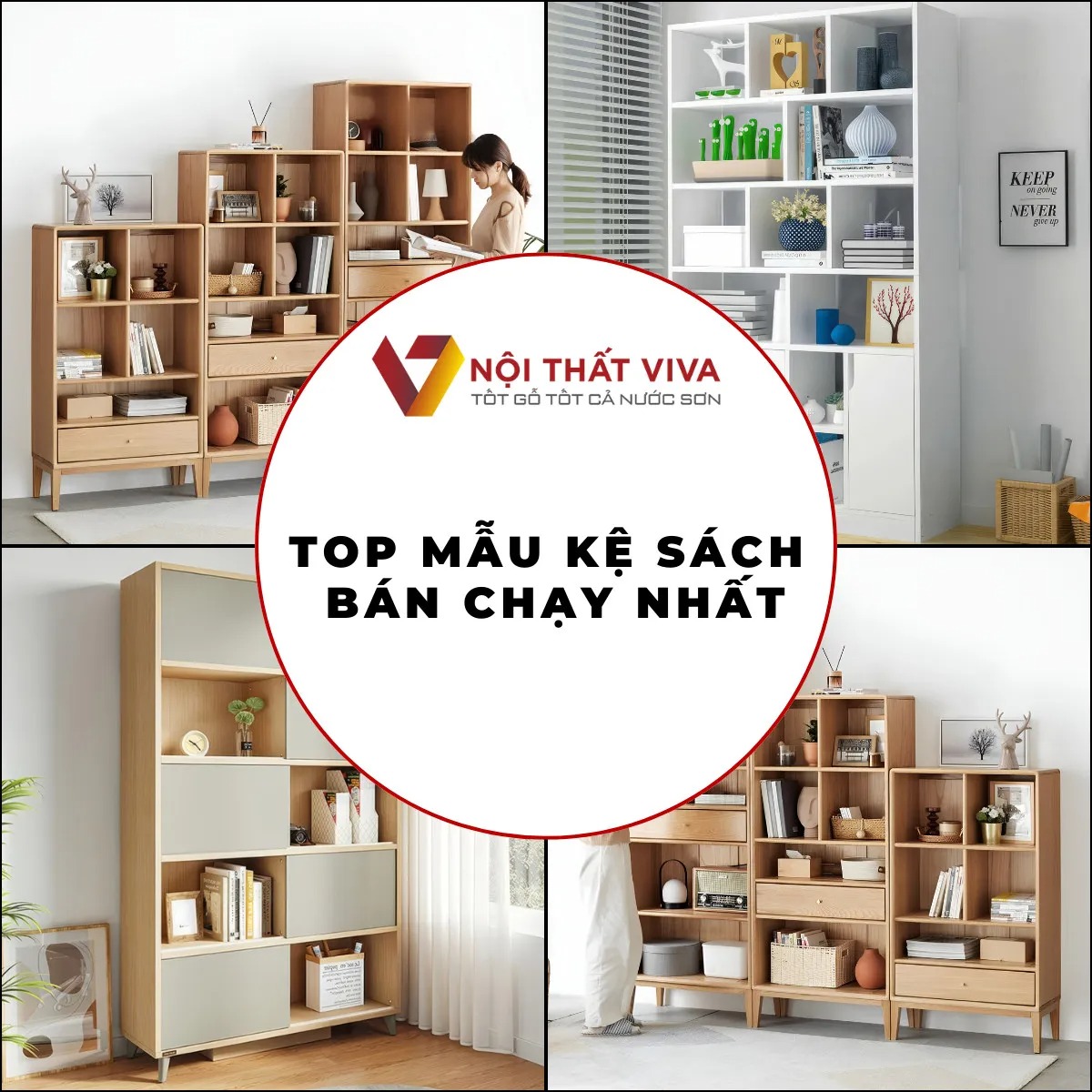 3 lưu ý khi mua kệ sách cửa hàng nội thất phường Cầu Kiệu bền đẹp, giá tốt