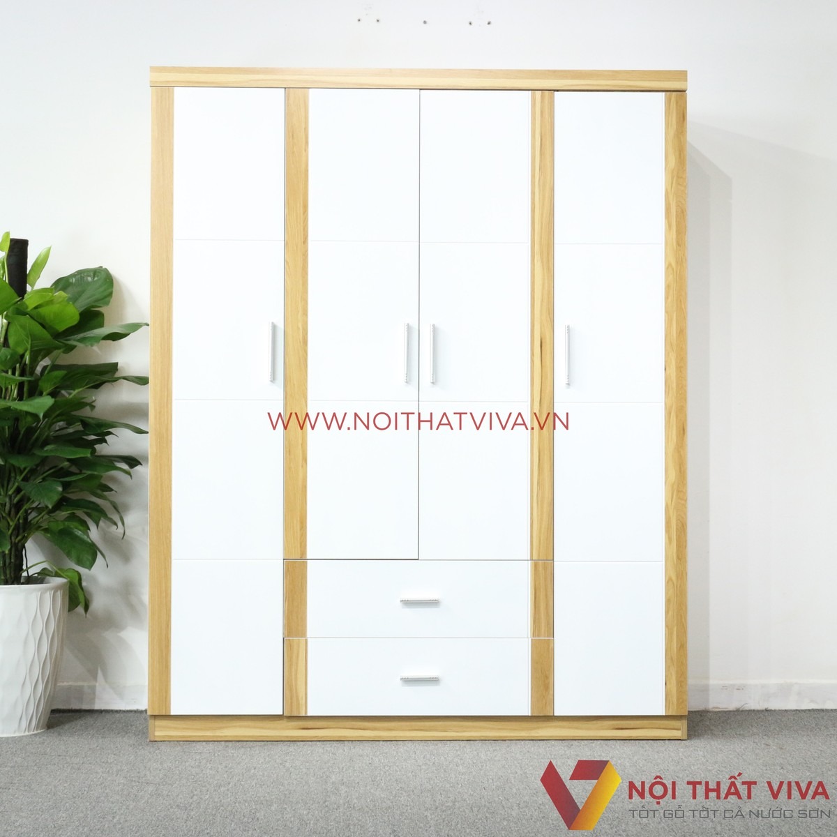 35+ mẫu tủ quần áo 4 buồng đẹp, hiện đại, đang bán chạy nhất