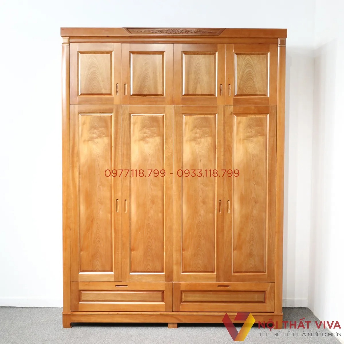 35+ mẫu tủ quần áo 4 buồng đẹp, hiện đại, đang bán chạy nhất