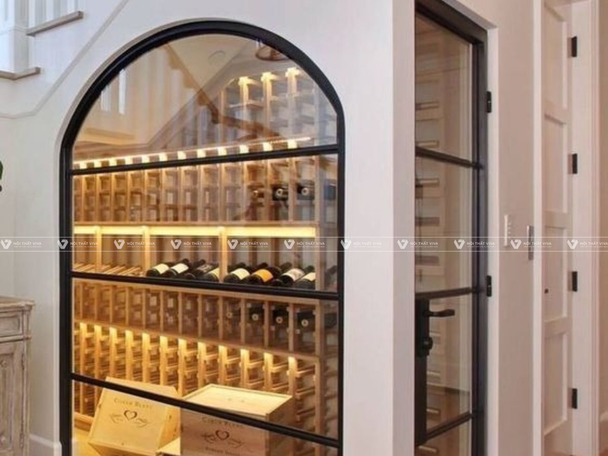 5 Lý do nên chọn mẫu tủ rượu kính cho thiết kế nội thất cao cấp