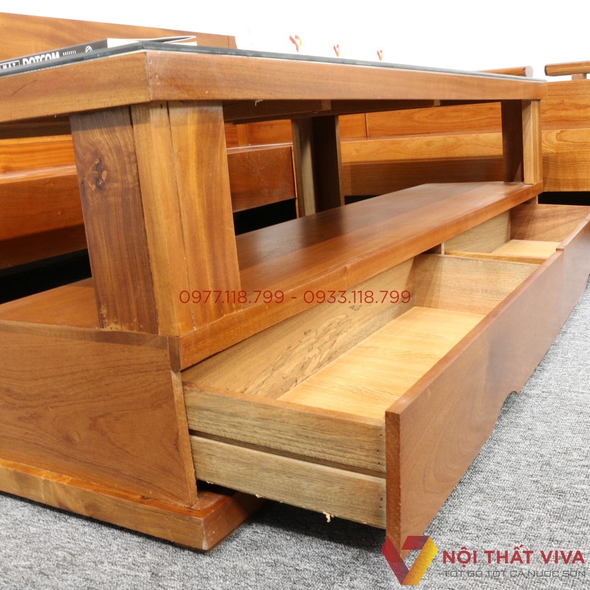 bộ bàn ghế sofa gỗ Xoan Đào