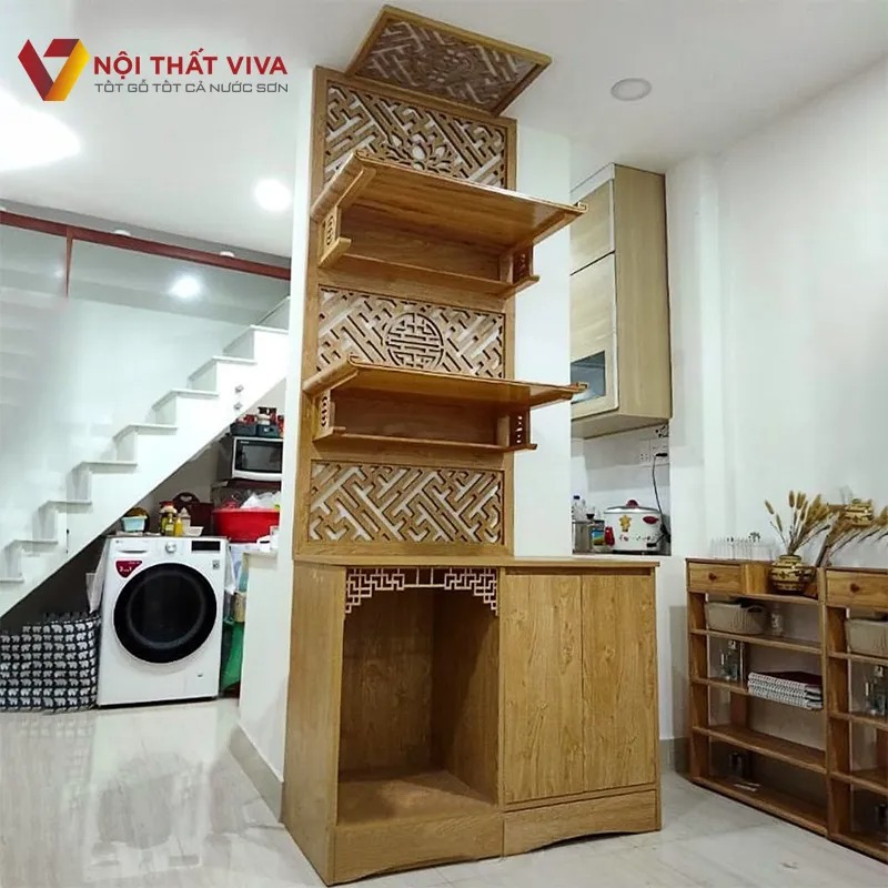 55+ Mẫu b&agrave;n thờ đẹp trang nghi&ecirc;m, thiết kế hiện đại, chuẩn phong thủy