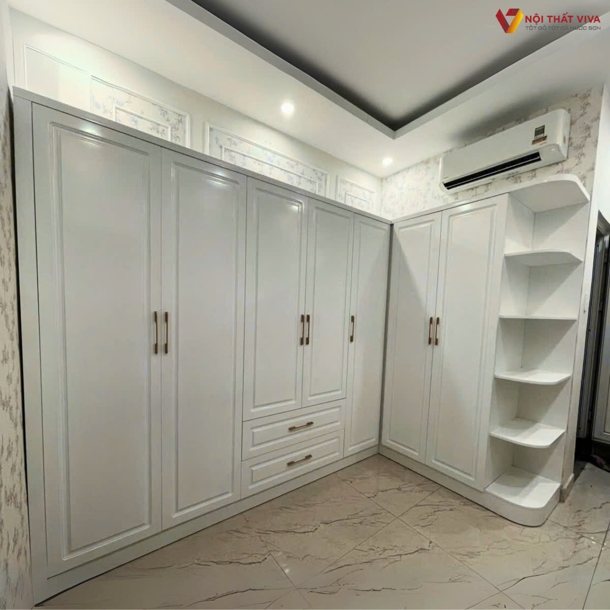 56+ Mẫu nội thất phòng ngủ tân cổ điển đẹp, sang trọng và đẳng cấp 