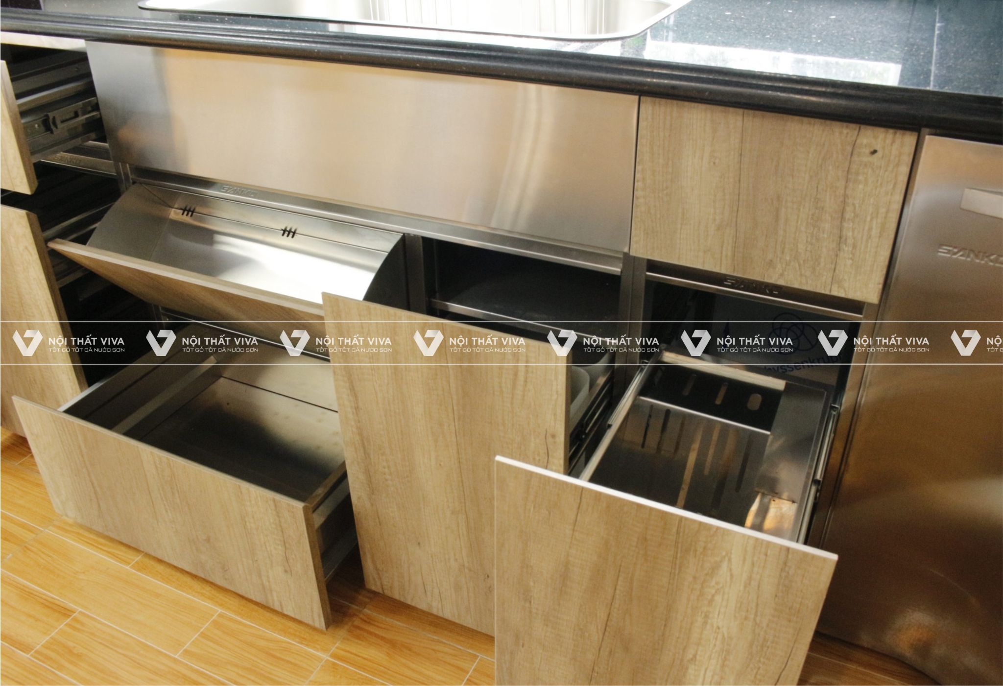 6 lý do để tủ bếp gỗ công nghiệp giá rẻ được nhiều gia đình lựa chọn