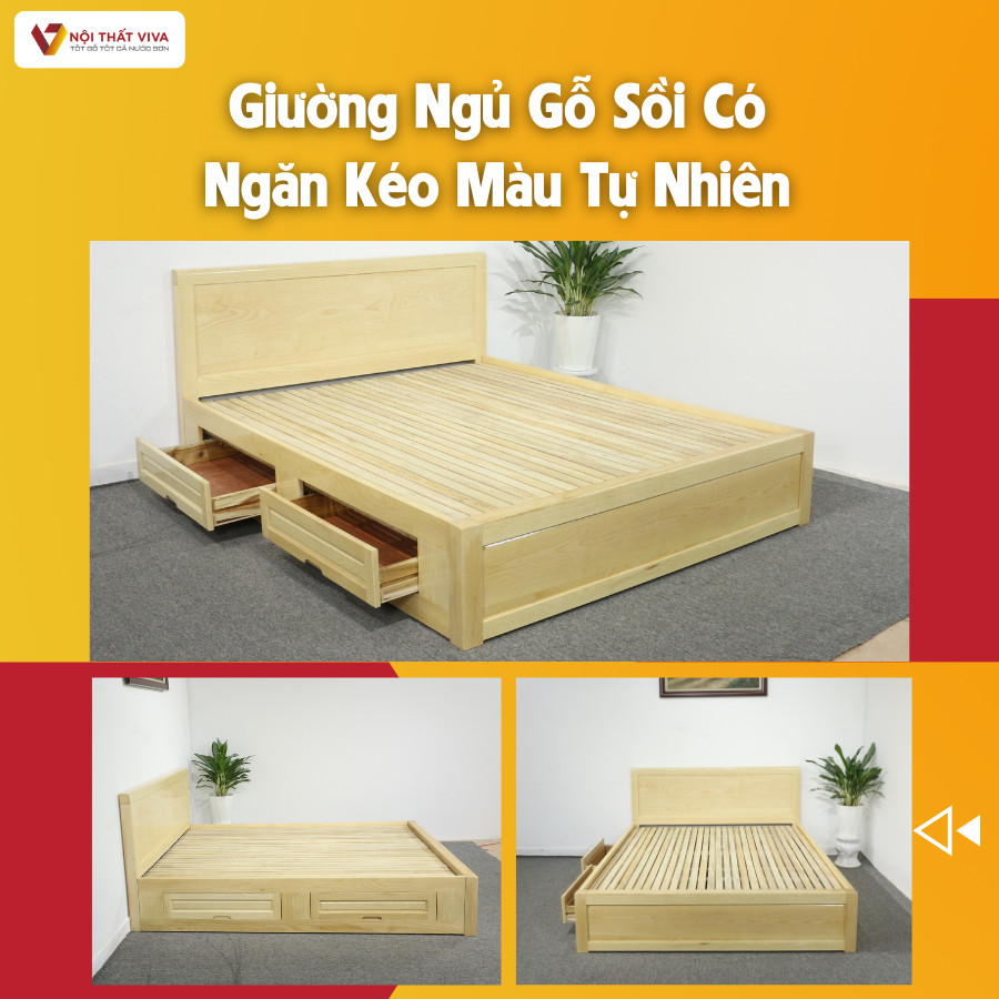 6 mẫu giường ngủ gỗ được ưa chuộng nhất năm 2023