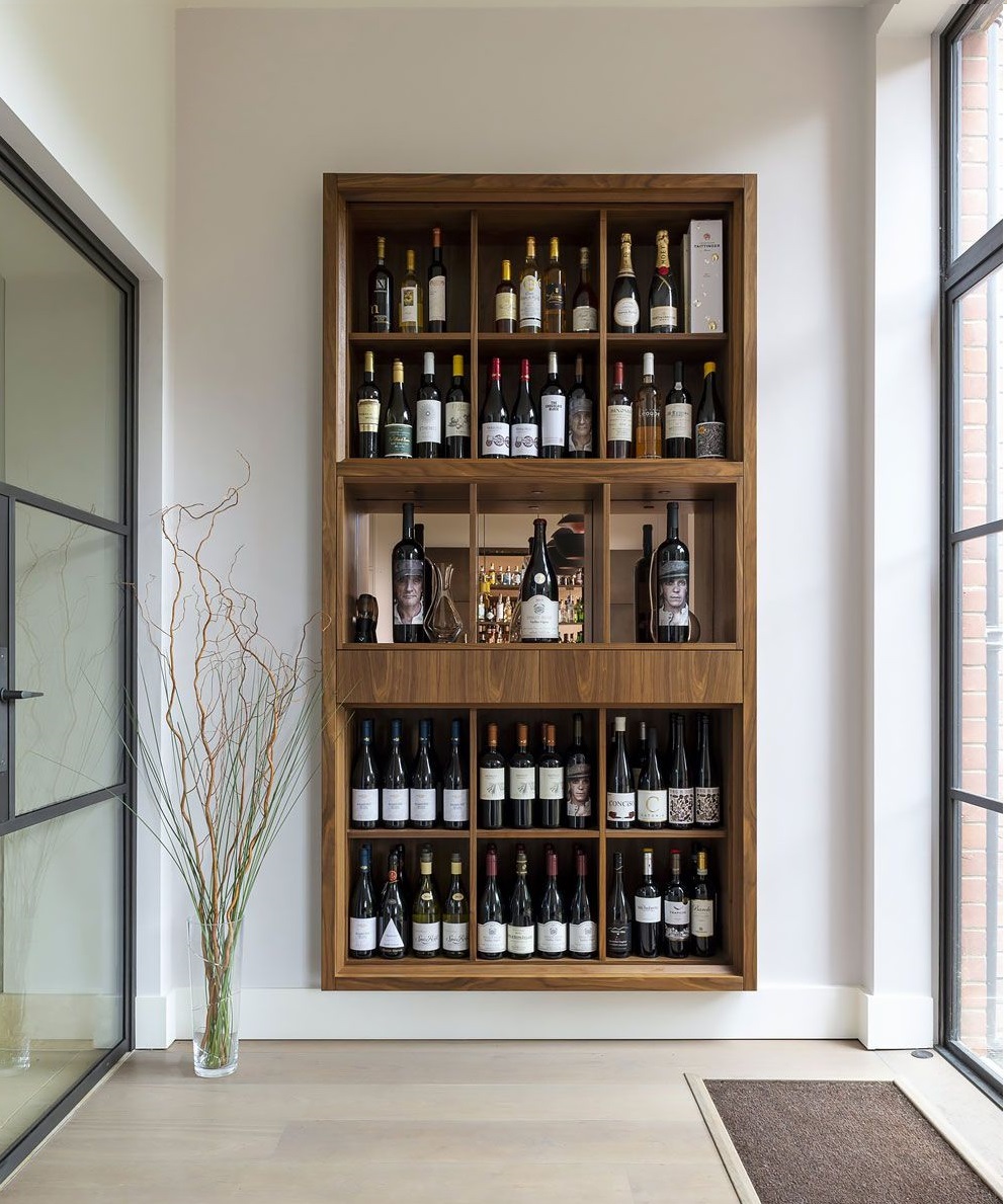 7 ý tưởng lắp đặt tủ gỗ để rượu đáng mơ ước cho cá nhân gia đình