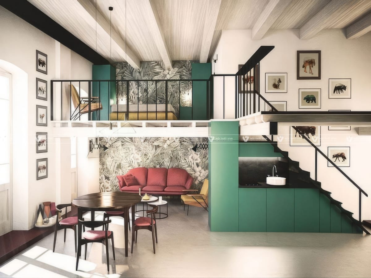 8 ý tưởng cải tạo nhà cấp 4 chữ l có gác lửng tối ưu không gian, chi phí