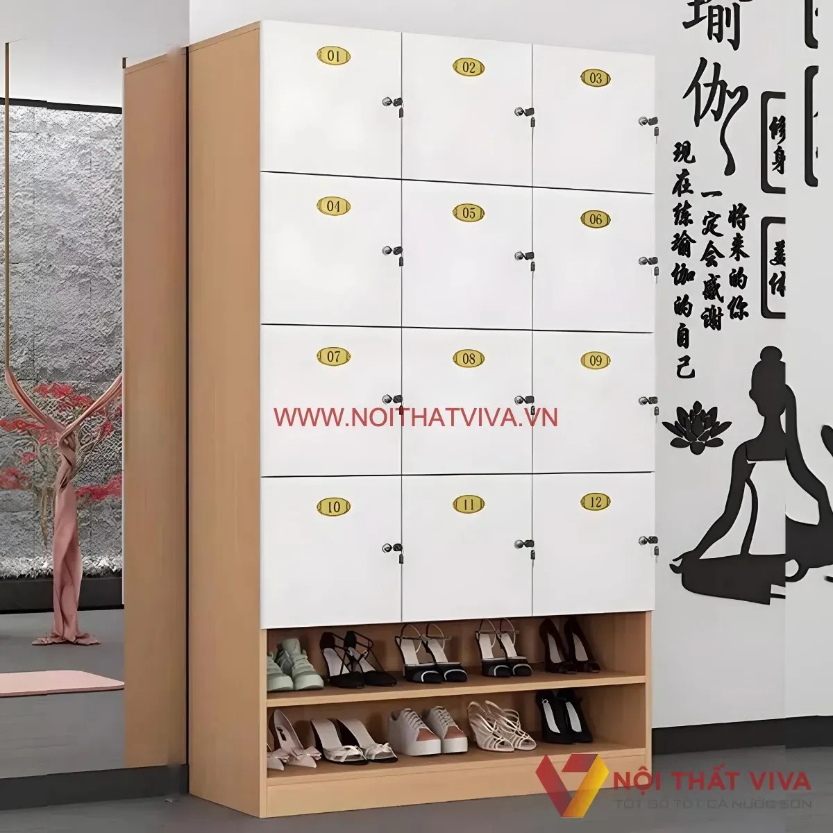 A - Z những điều cần biết khi mua tủ locker gỗ c&ocirc;ng nghiệp cho văn ph&ograve;ng