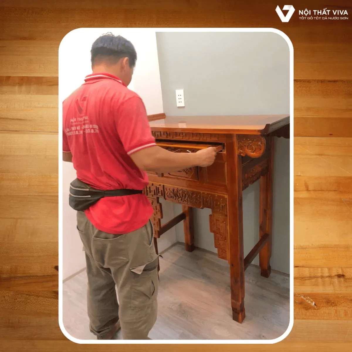  Án gian thờ gỗ gõ đỏ có gì đặc biệt? Khám phá mẫu thiết kế đẹp, chuẩn phong thuỷ việt