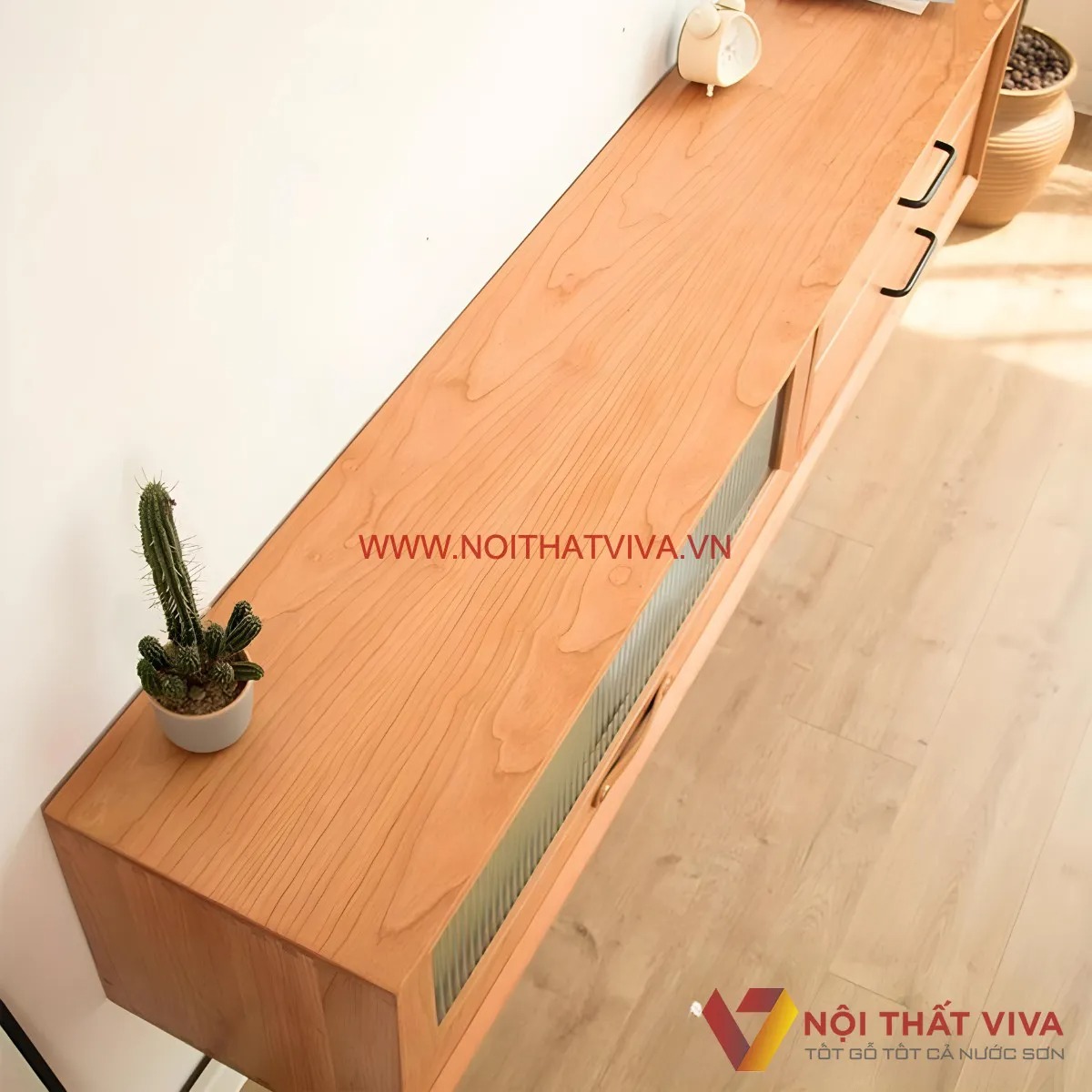 Ấn tượng với 72 mẫu kệ tivi gỗ sồi đẹp, bền chắc, hợp xu hướng