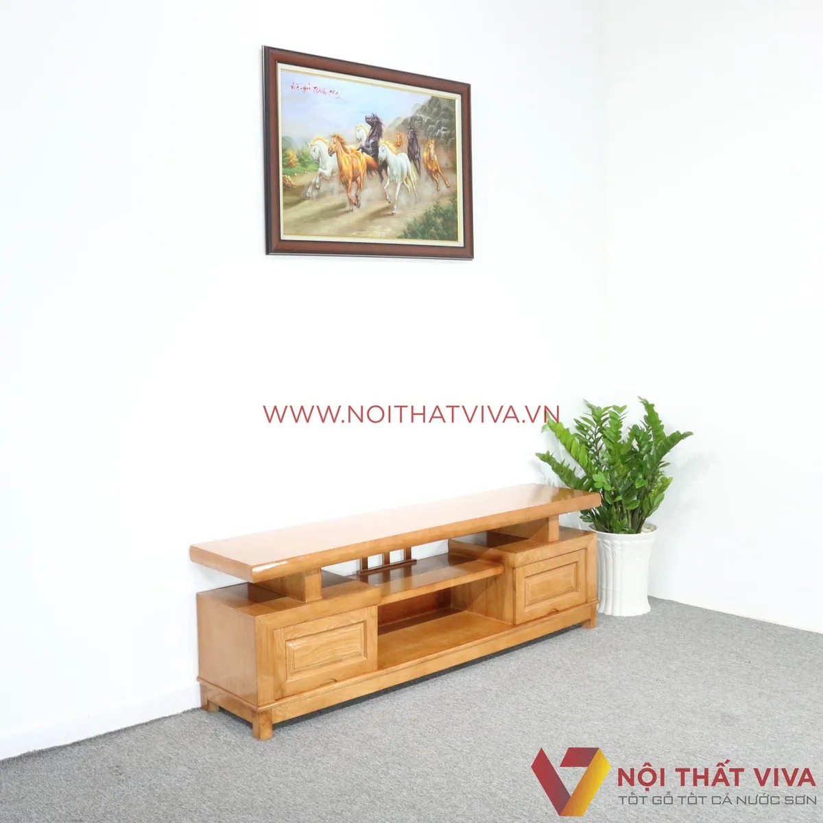 Ấn tượng với 72 mẫu kệ tivi gỗ sồi đẹp, bền chắc, hợp xu hướng