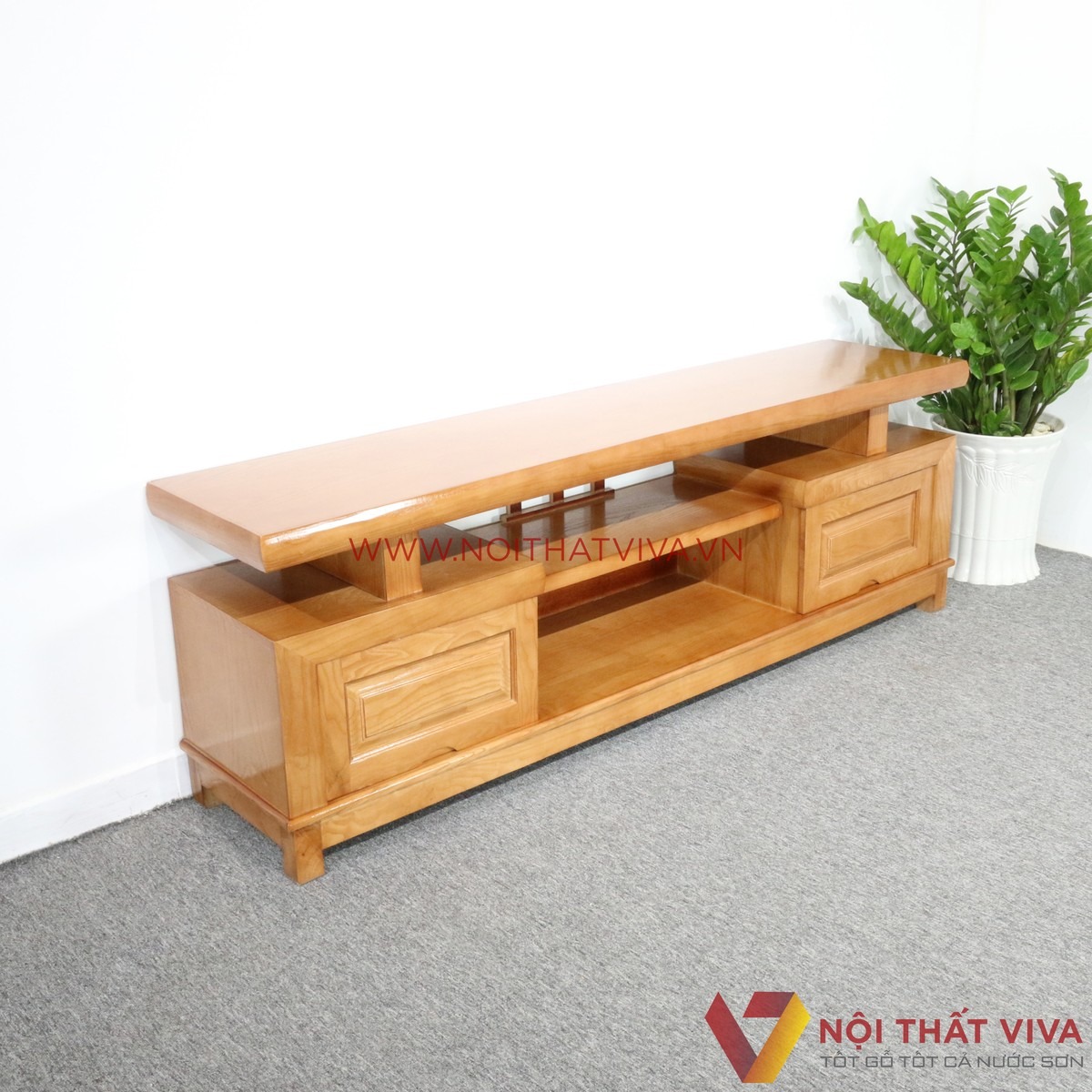 Ấn tượng với 72 mẫu kệ tivi gỗ sồi đẹp, bền chắc, hợp xu hướng