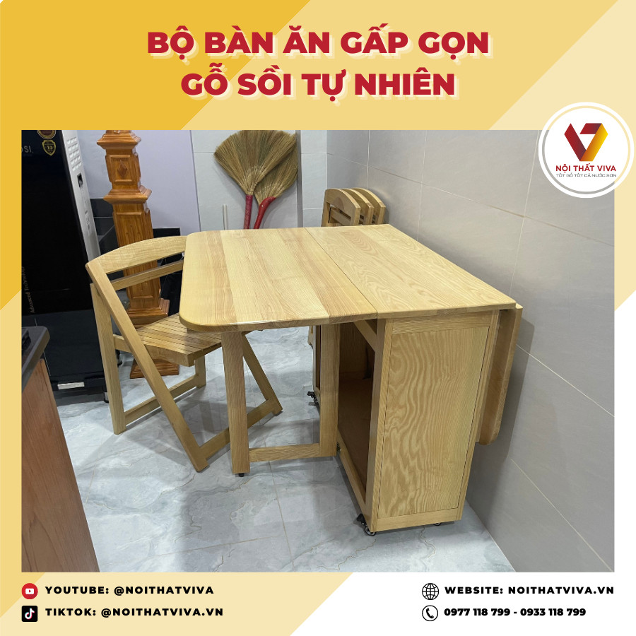 Bàn Ăn Nhỏ Gọn Thông Minh Sự Lựa Chọn Hiện Đại Cho Không Gian Nhỏ