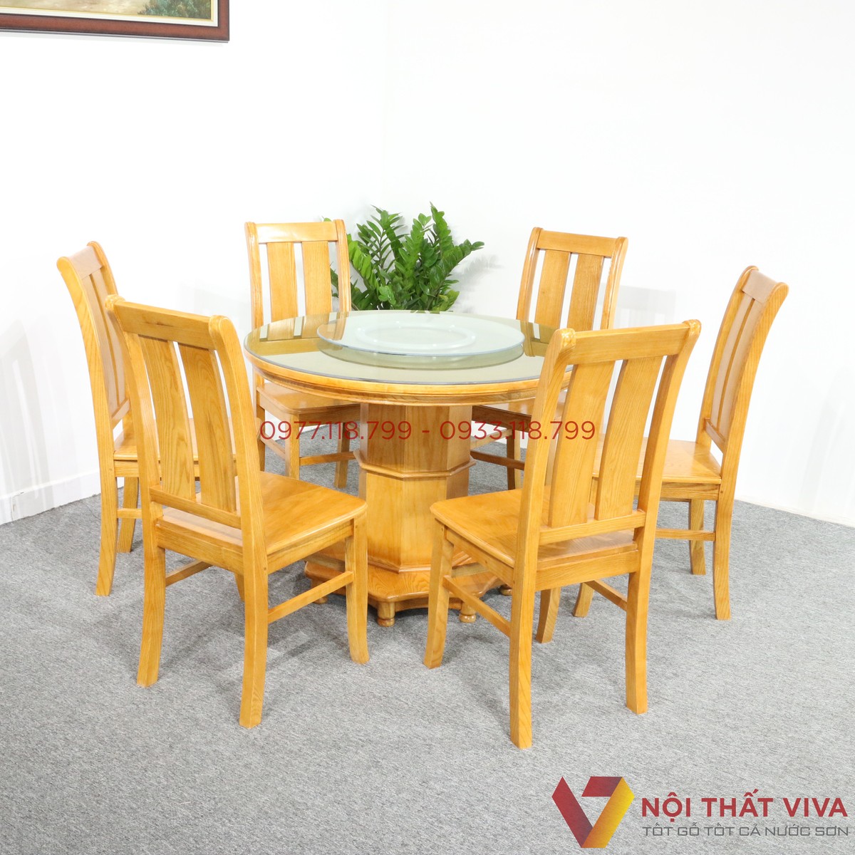 Bàn ăn tròn 8 ghế hiện đại – sản phẩm được nhiều gia đình Việt chuộng