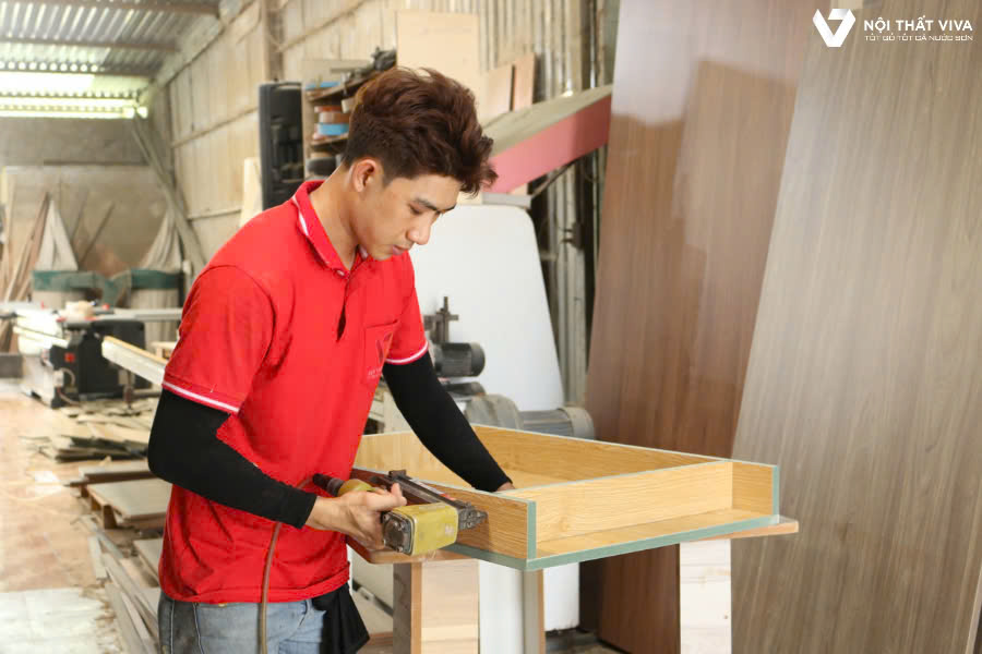 Bàn Làm Việc Để Máy Tính Gỗ Công Nghiệp MDF Melamine Cao Cấp