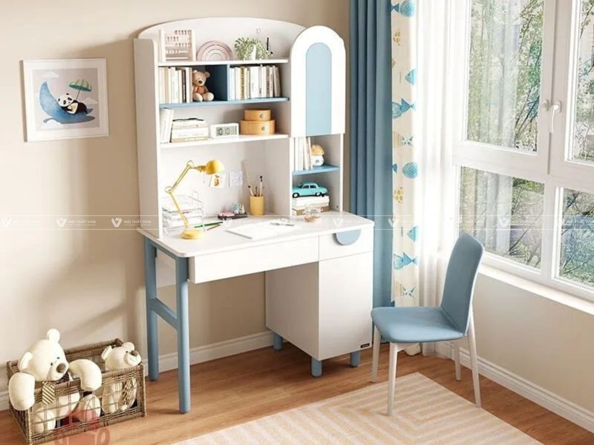 Bàn học kèm giá sách cho bé có gì đặc biệt? Lý do ba mẹ nên chọn mua ngay