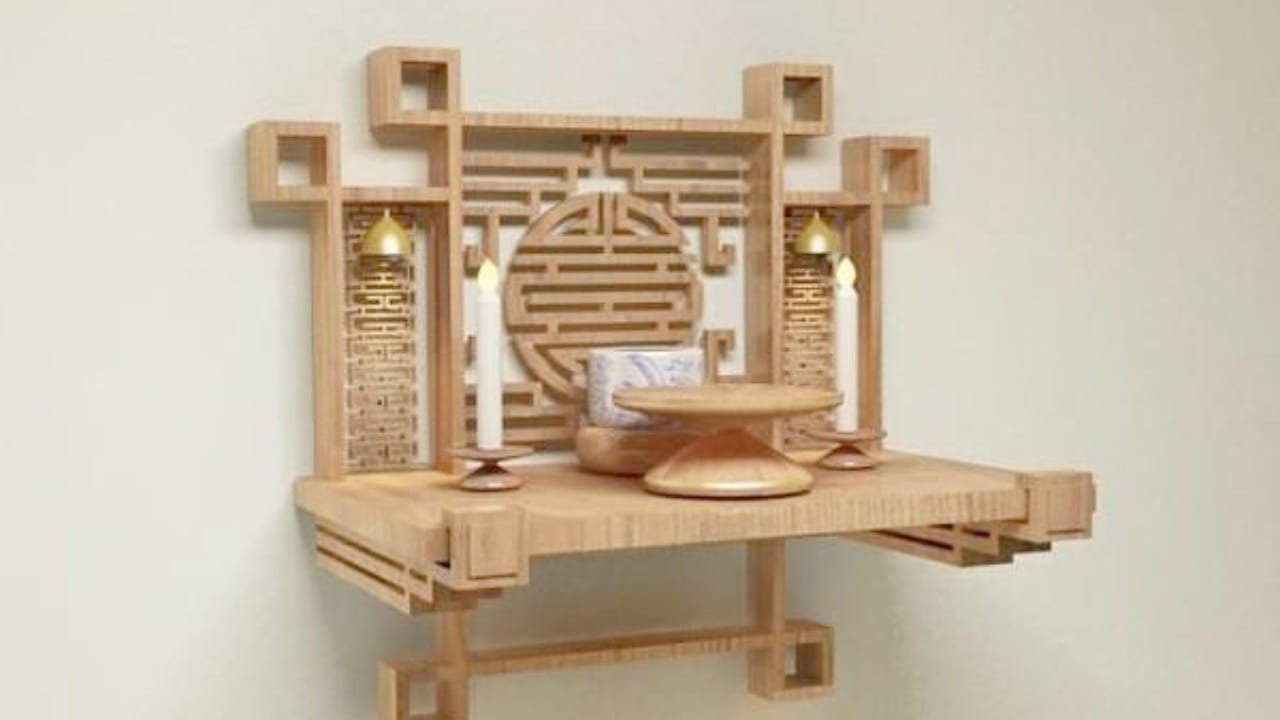 B&agrave;n thờ &Ocirc;ng T&aacute;o k&iacute;ch thước bao nhi&ecirc;u l&agrave; đ&uacute;ng? Hướng đặt b&agrave;n thờ &Ocirc;ng T&aacute;o trong nh&agrave;